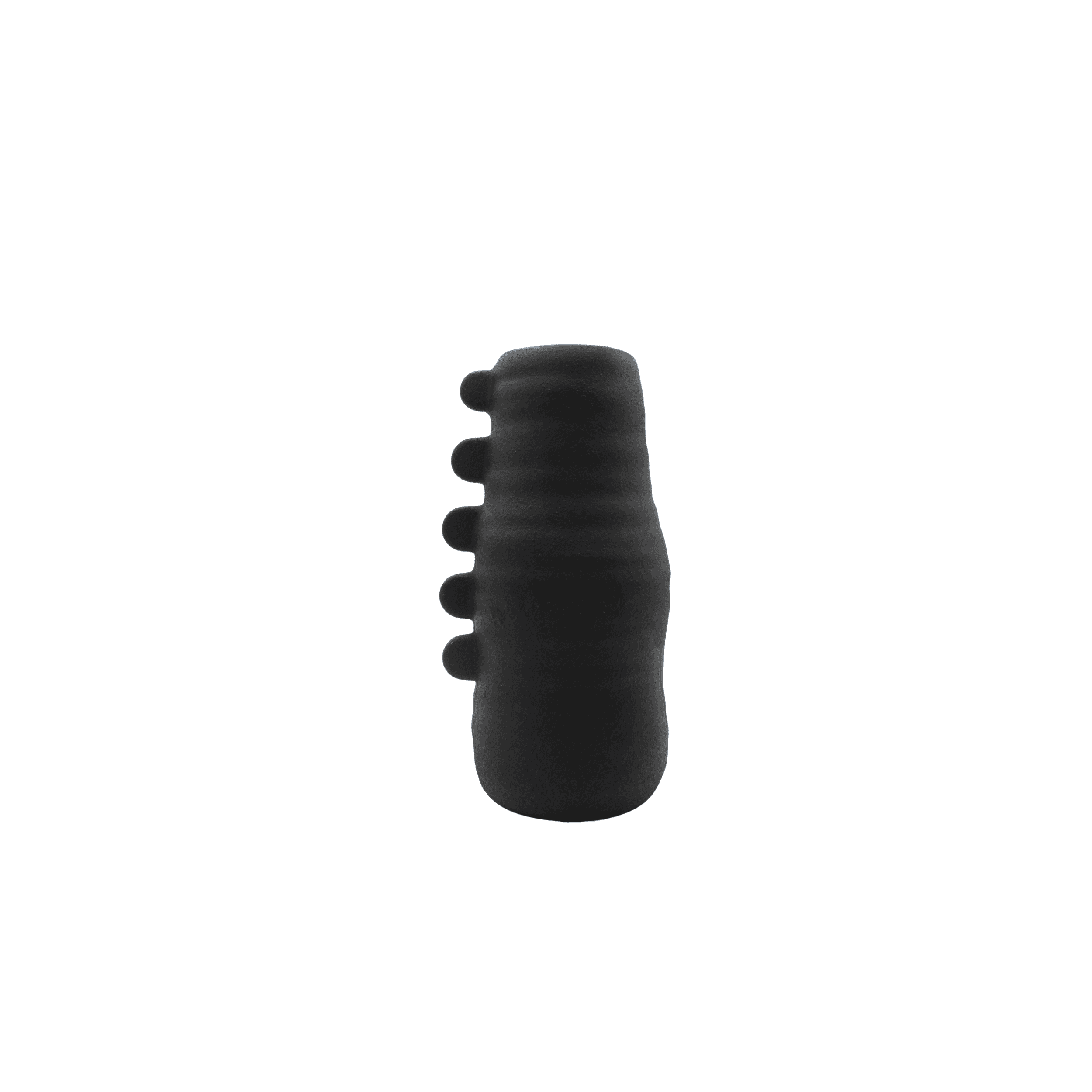 Florero Primitive Negro