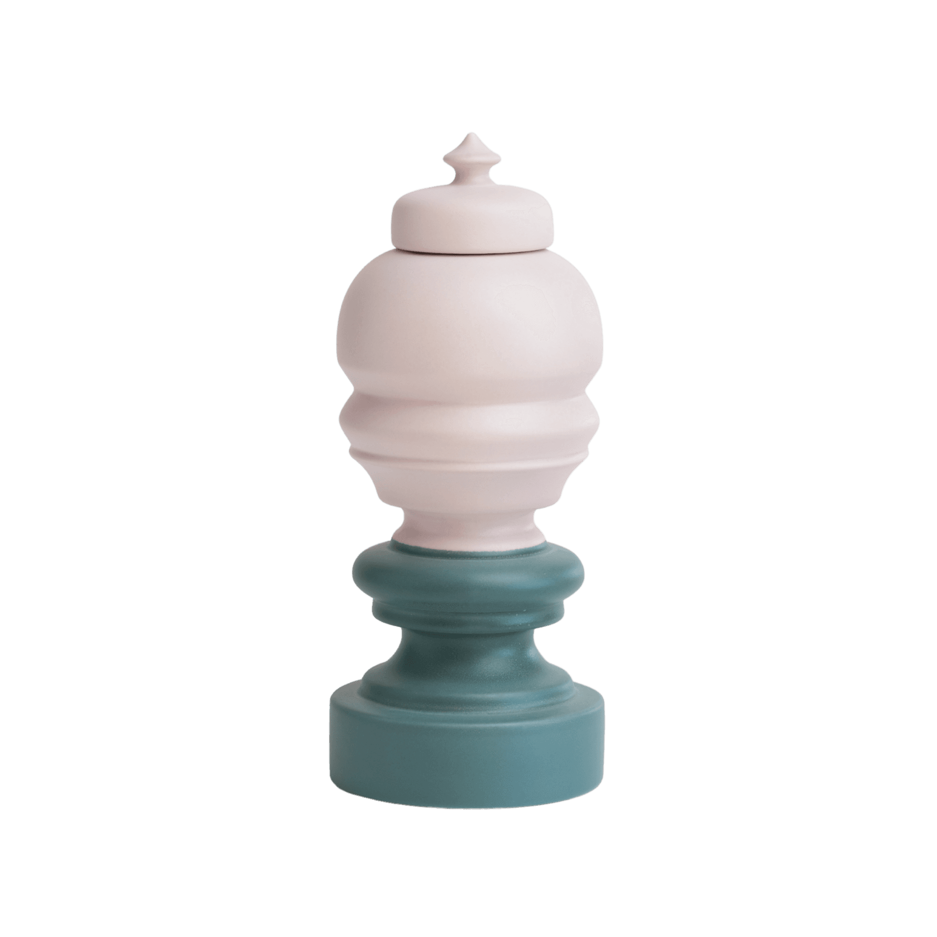 Figura Scacchi Regina Verde y Lila