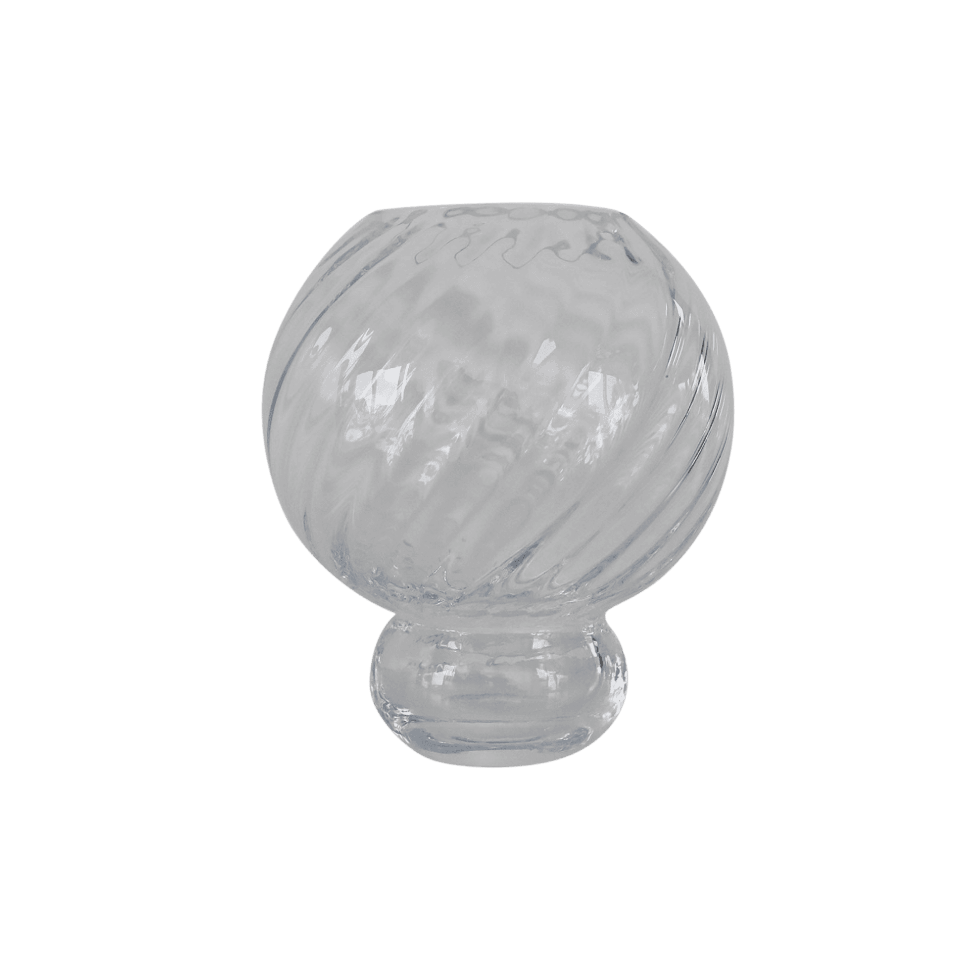 Jarron Swirl Meadow Chico Transparente