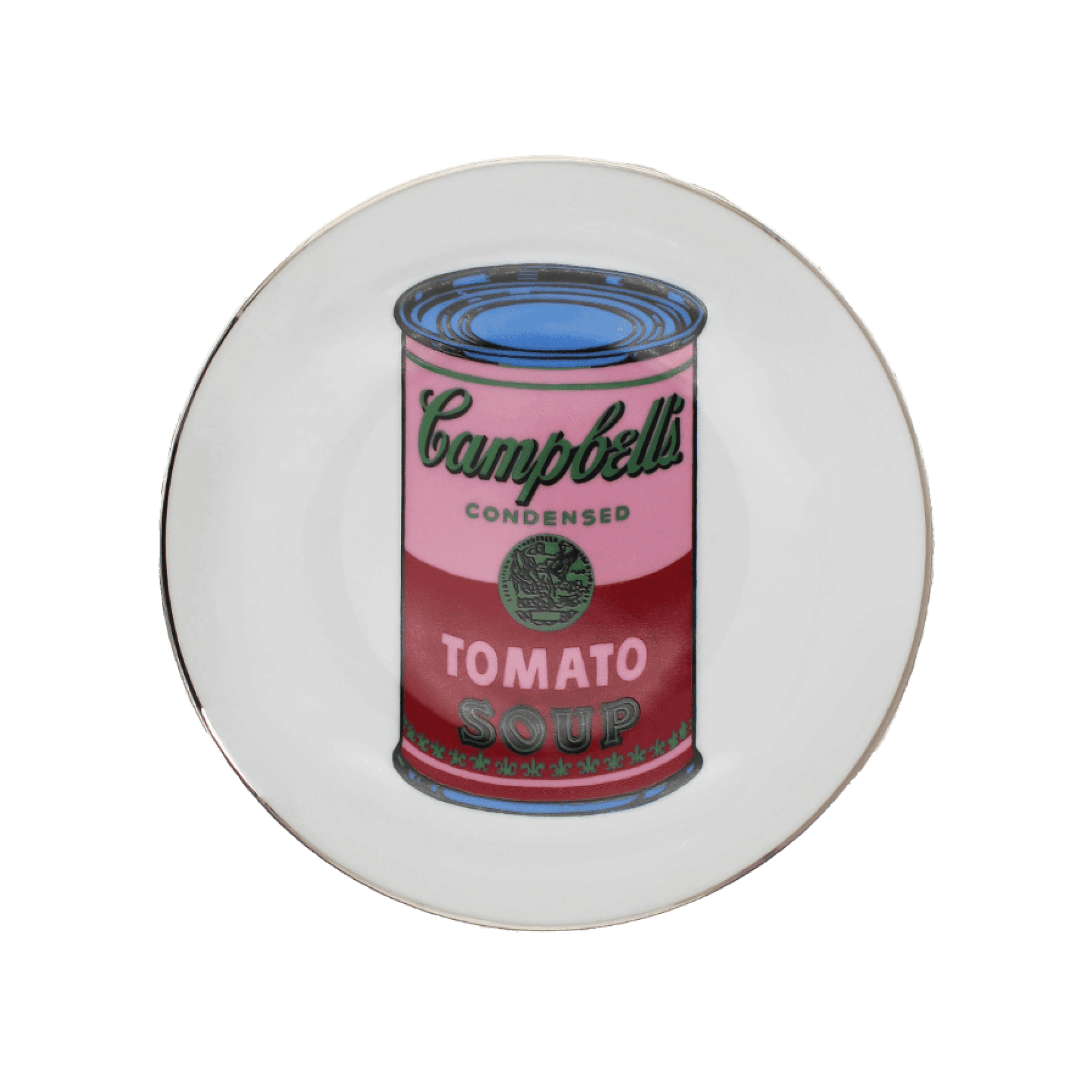 Plato para Pan Campbell Red Pink Platinum