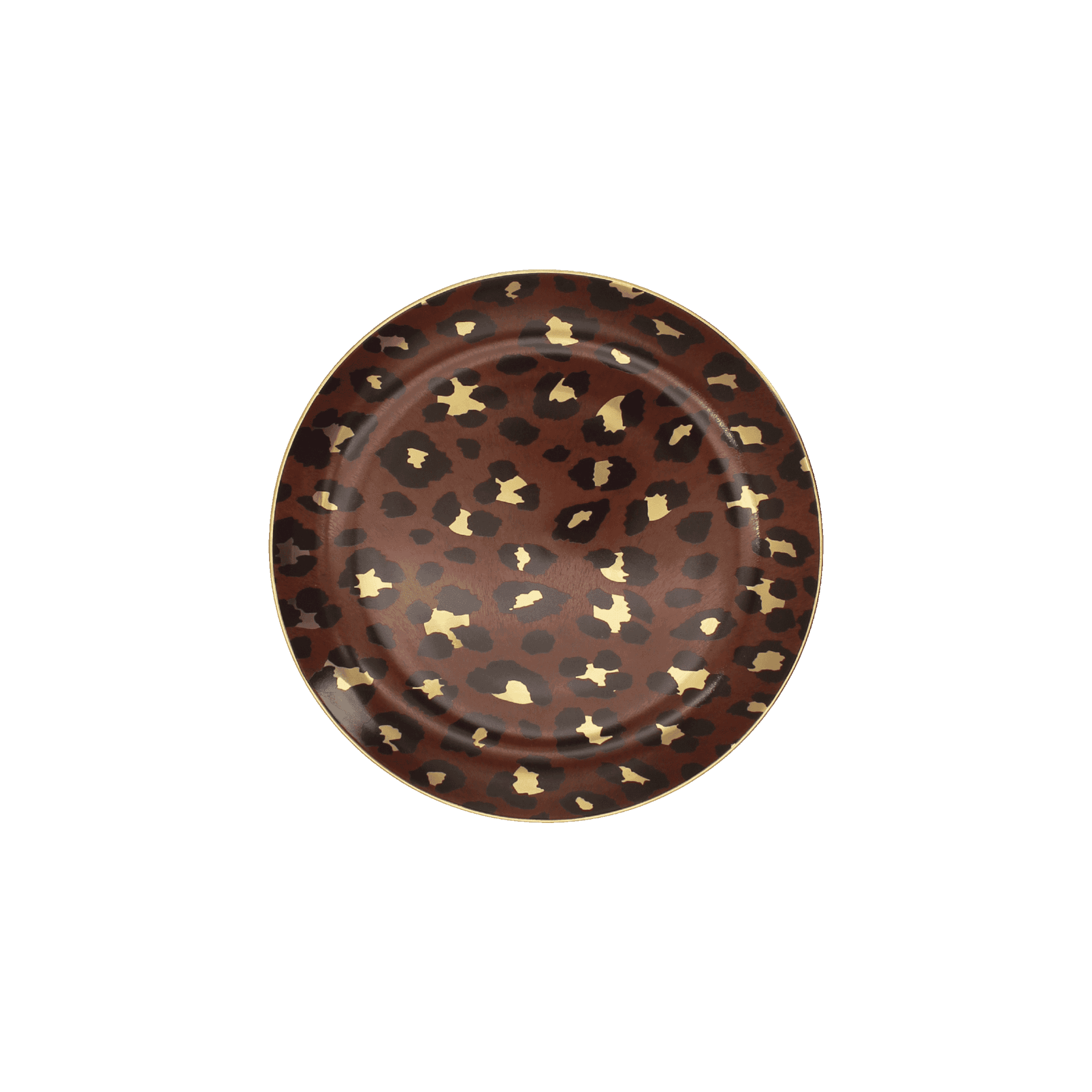 Set de 4 Platos para Postre Leopard
