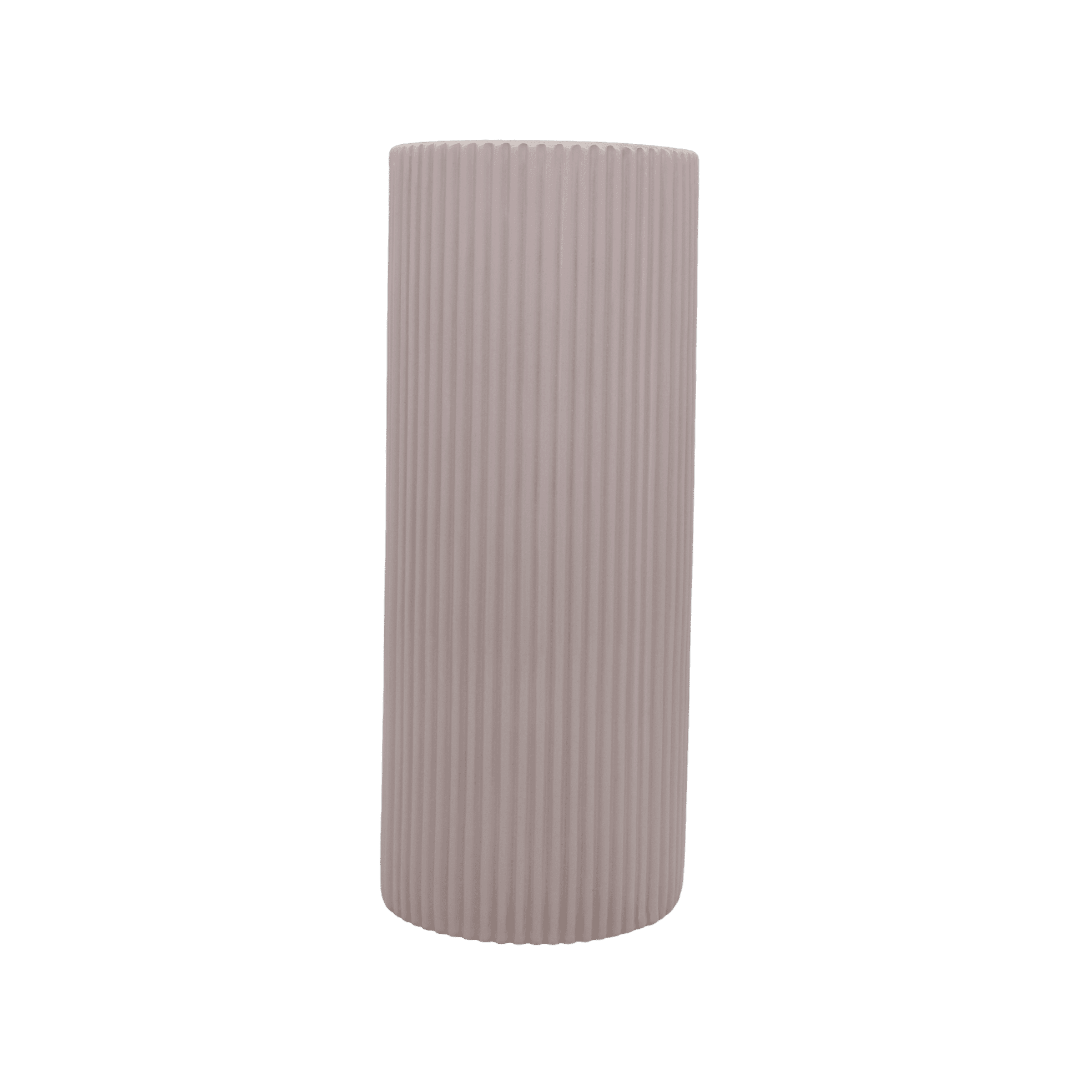 Jarron V Groove 3 Glossy Lilac Grey