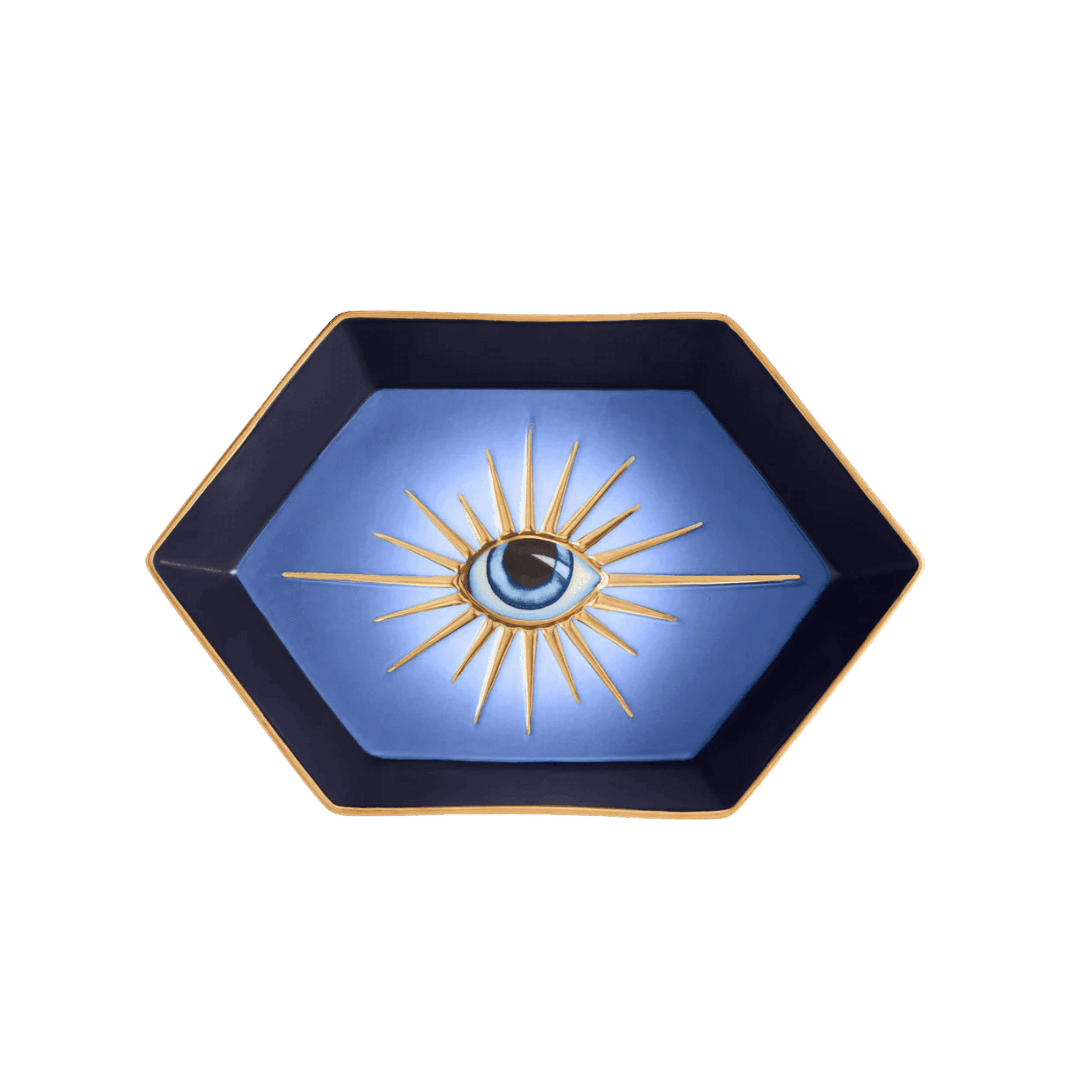 Charola Hexagonal Lito Eye Azul