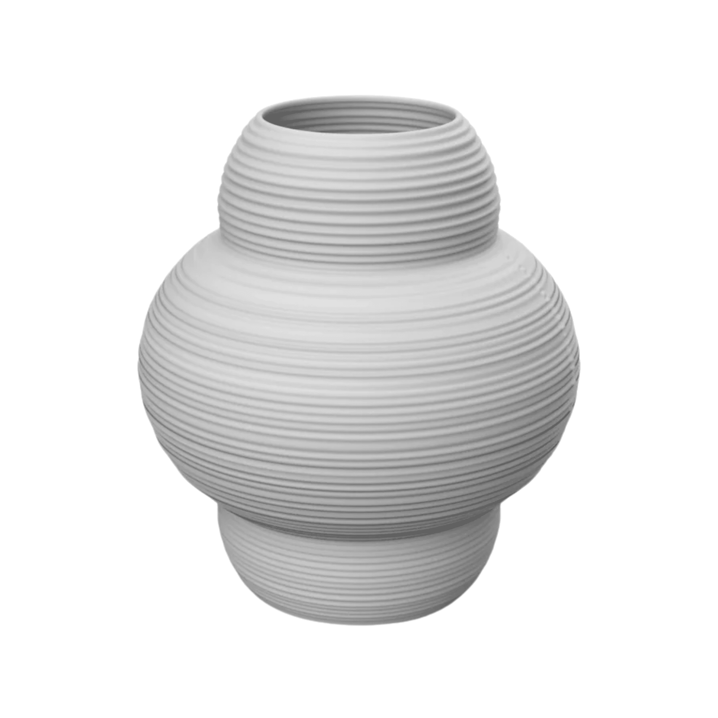 Jarron Dip Grande Porcelana Blanco