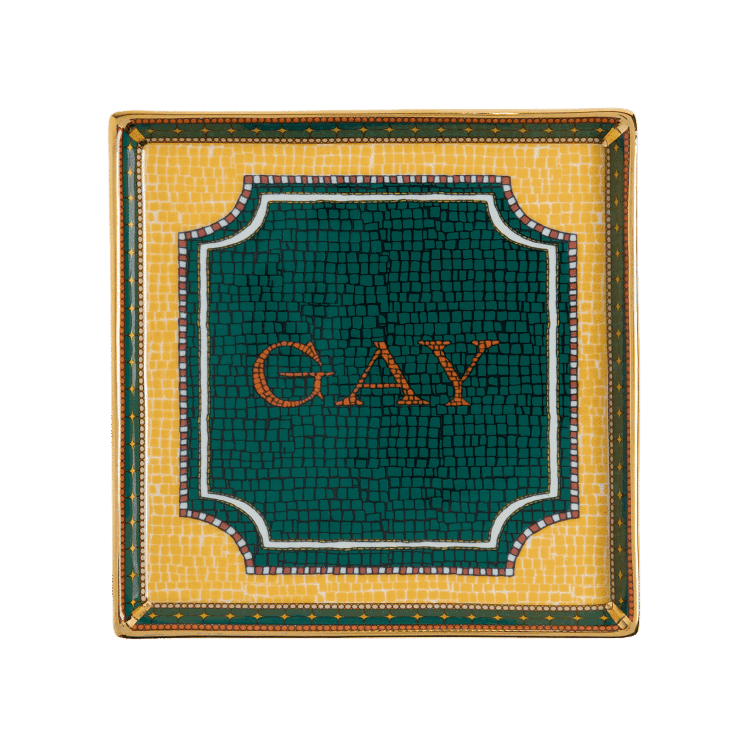 Charola Mini de Porcelana Gay Green