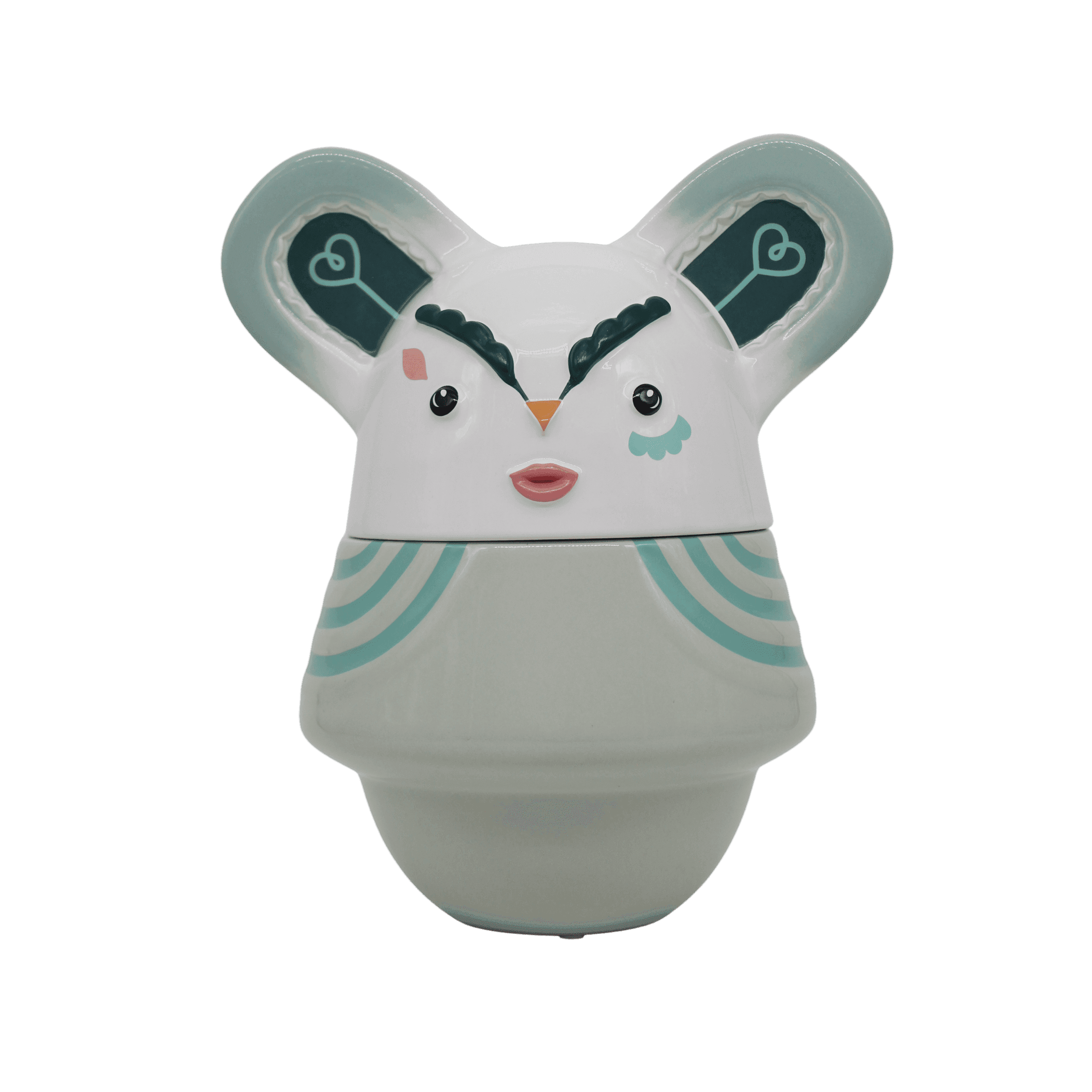 Spirit Of Seeds Matt Aloe Base White Top And Vintage Green Ears