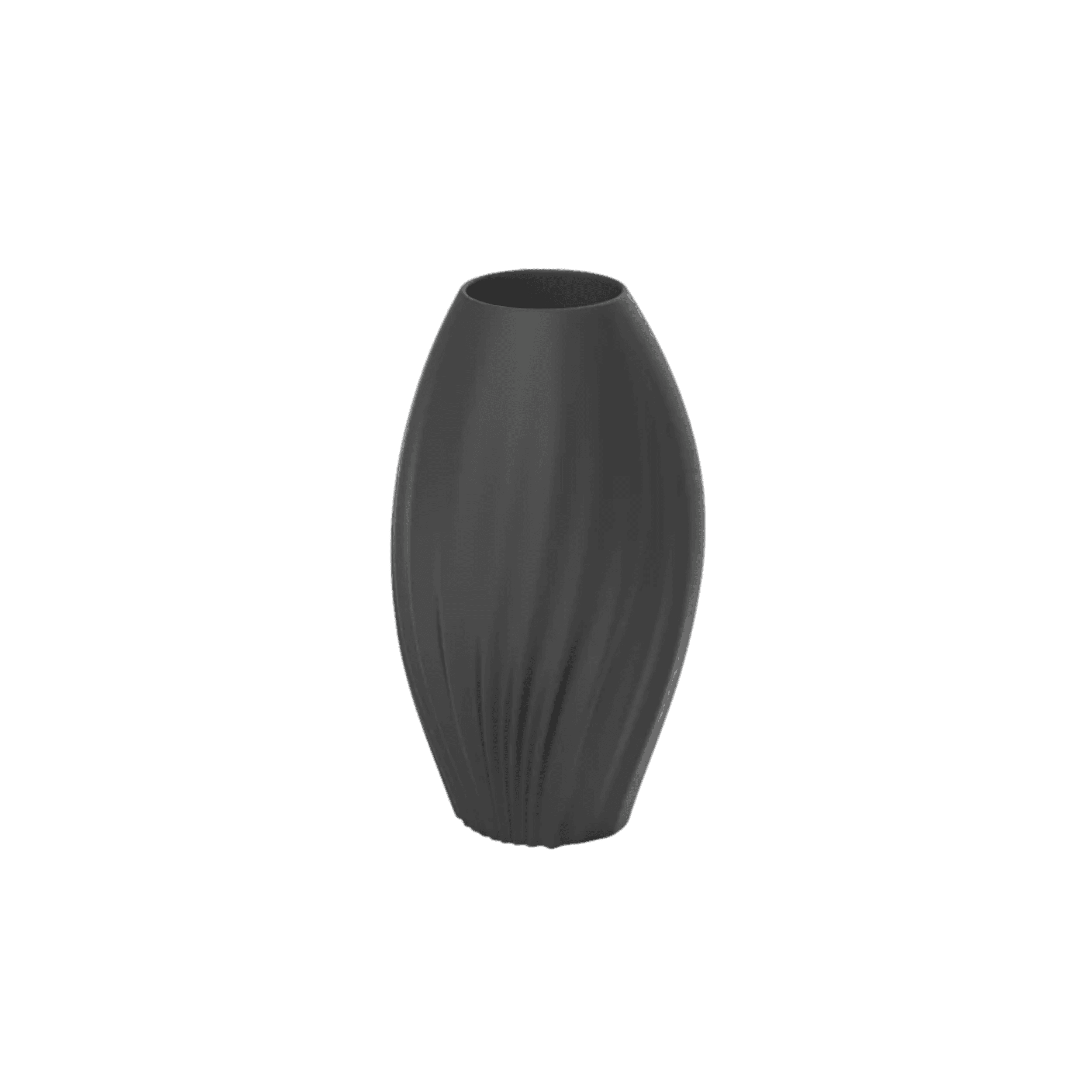 Jarron Lily Pequeño Porcelana Negro