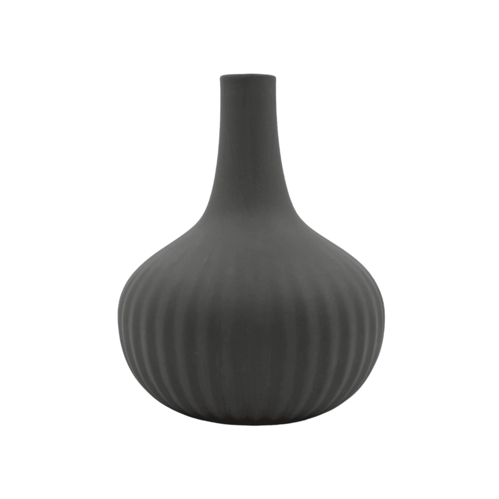 Florero Alice Onion Charcoal