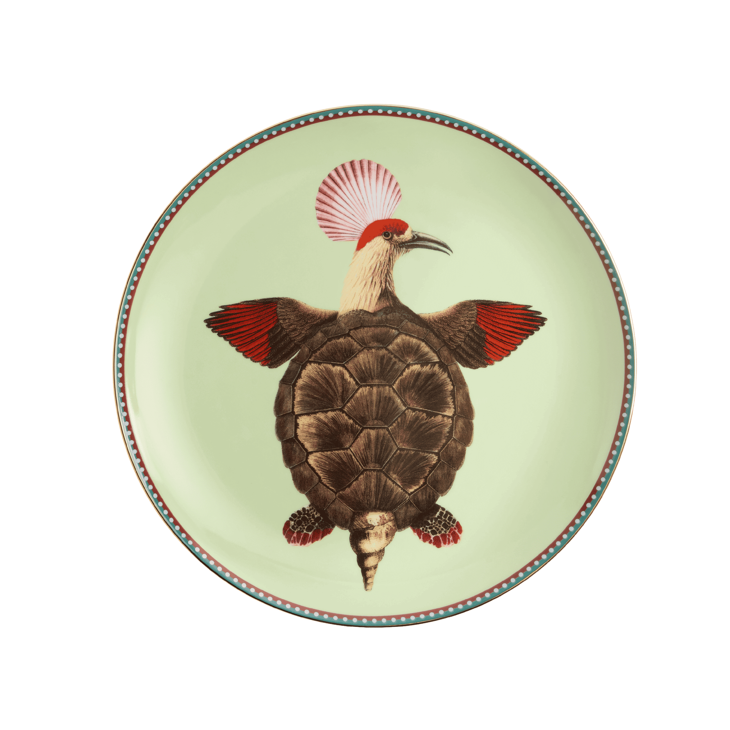Plato de Porcelana Turtlair Salvia