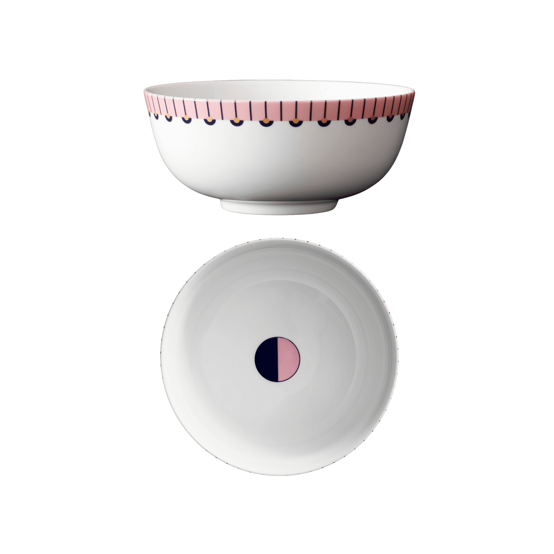 Set de 2 Bowls para Fruta Esme de Porcelana