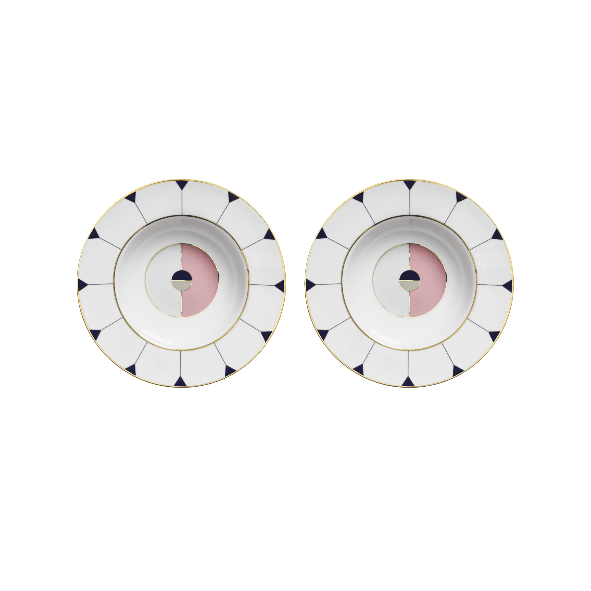 Set de 2 Bowls para Pasta Ortiga de Porcelana