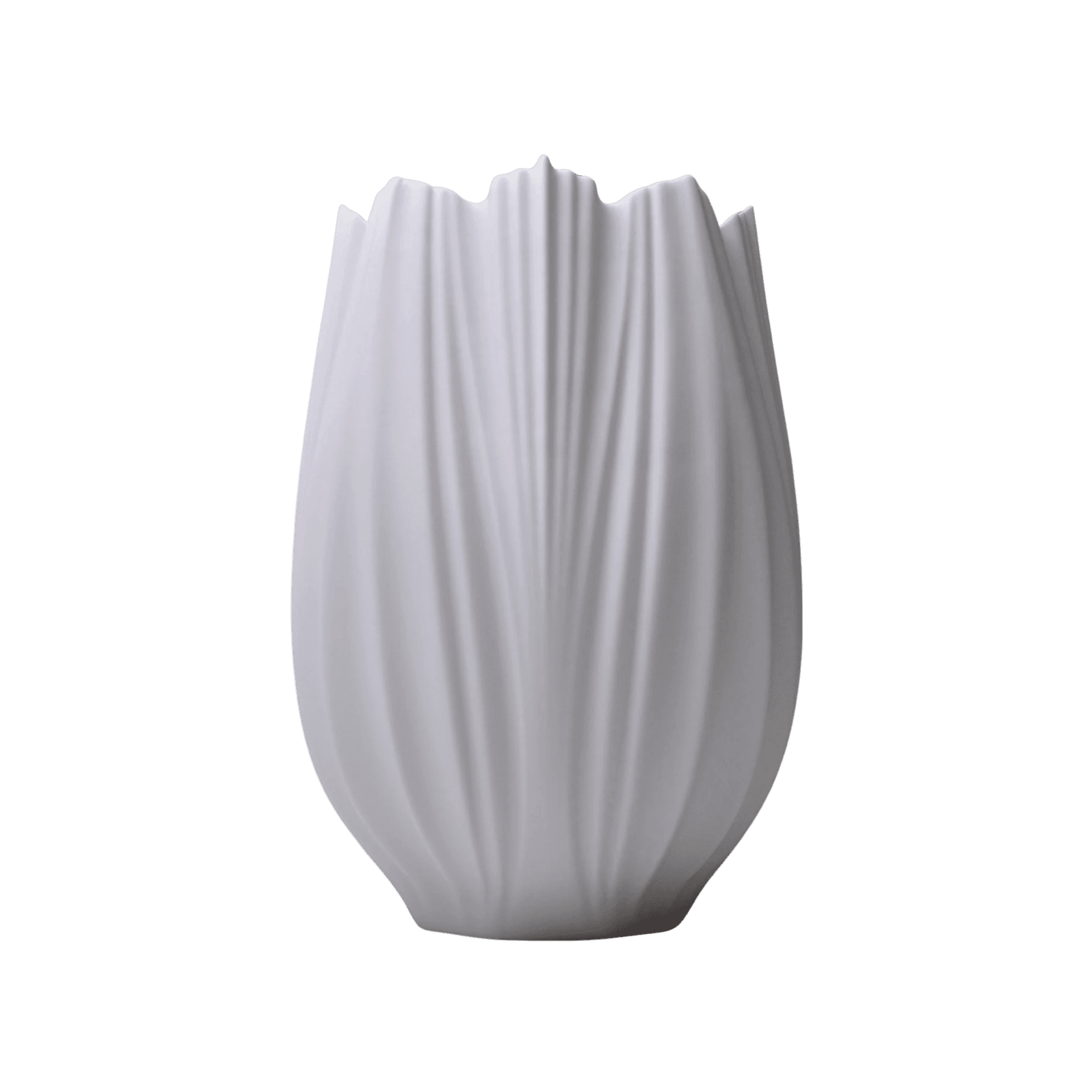 Jarron Coral Neve Grande Porcelana Blanco
