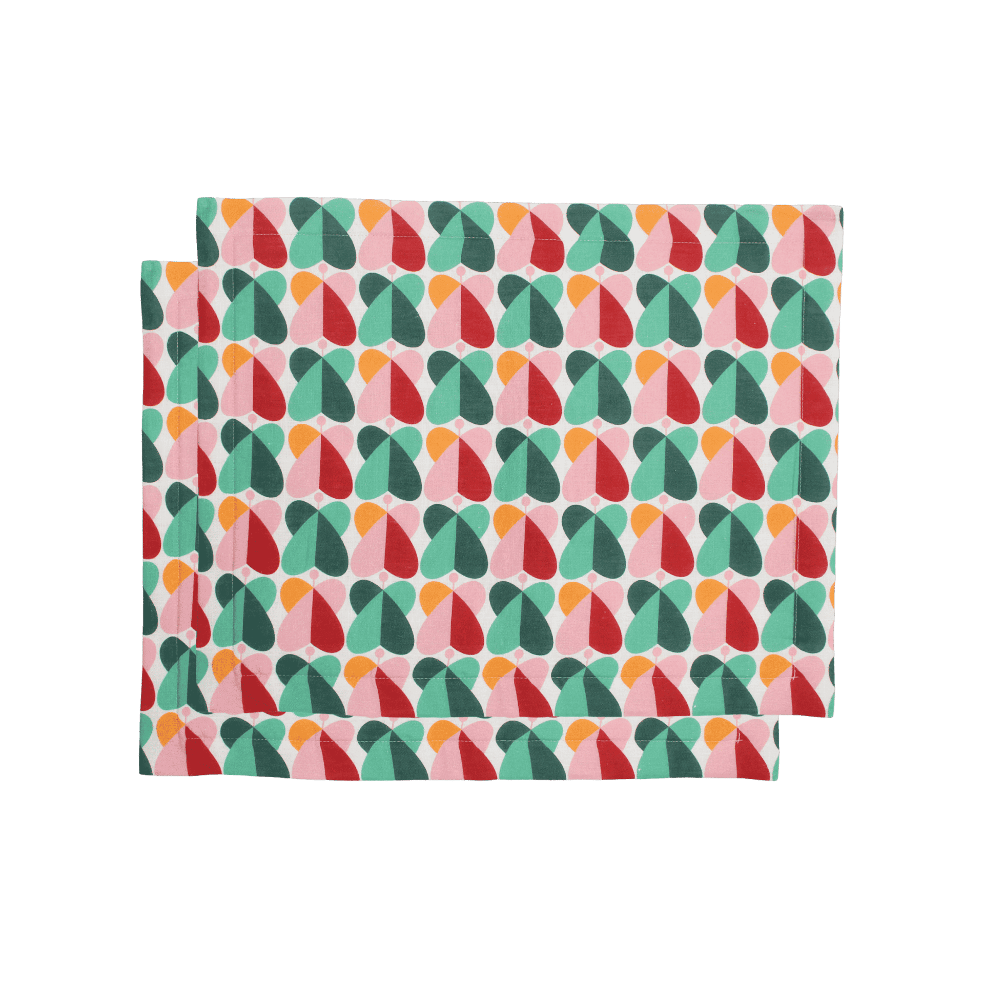 Set de 2 Manteles de Lino 35 X 45 Farfalle