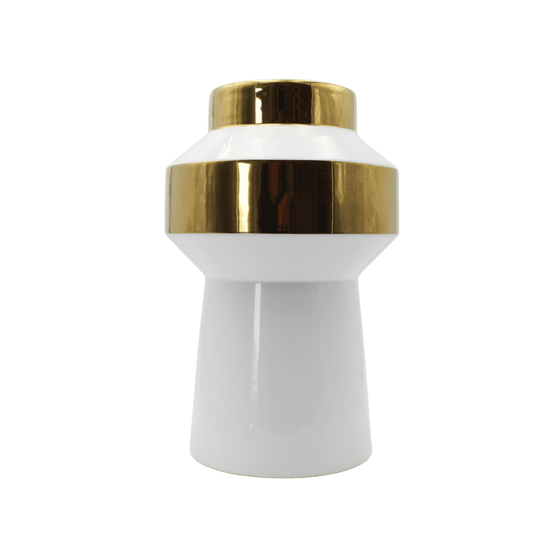 Figura Object White And Gold M