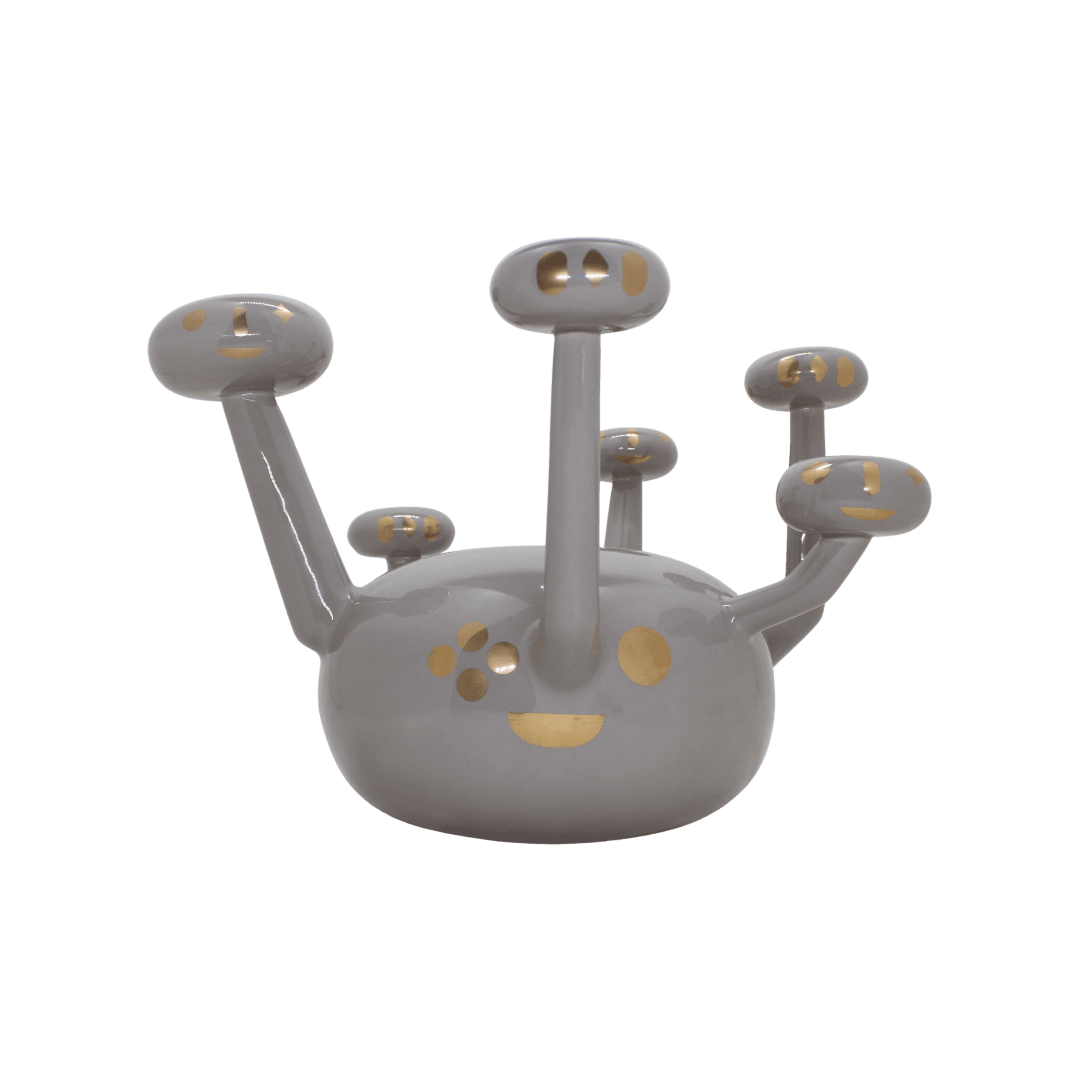 Candelabro Atomo Glossy Warm Grey With Baile Graphics