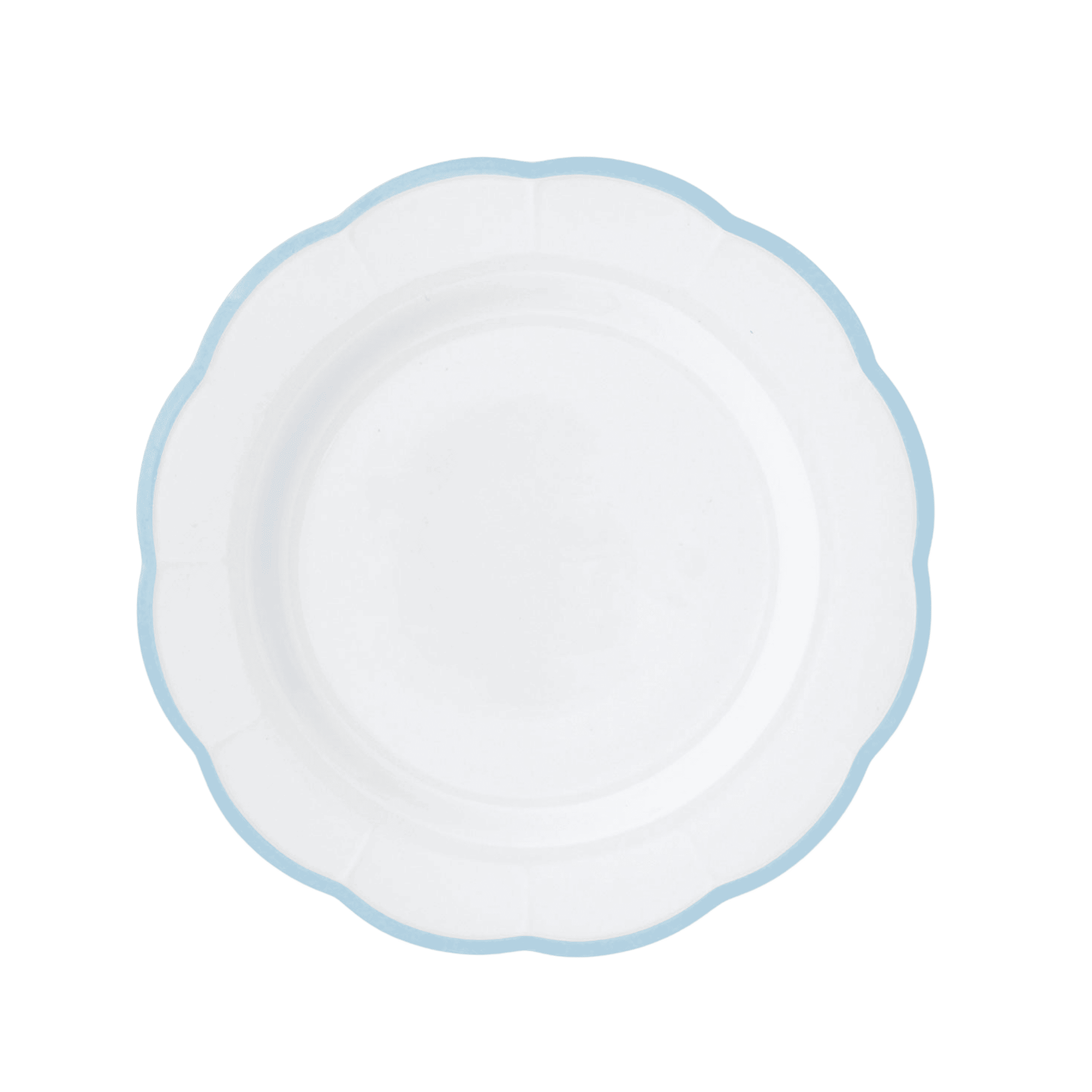 Bajo Plato Light Blu Rim