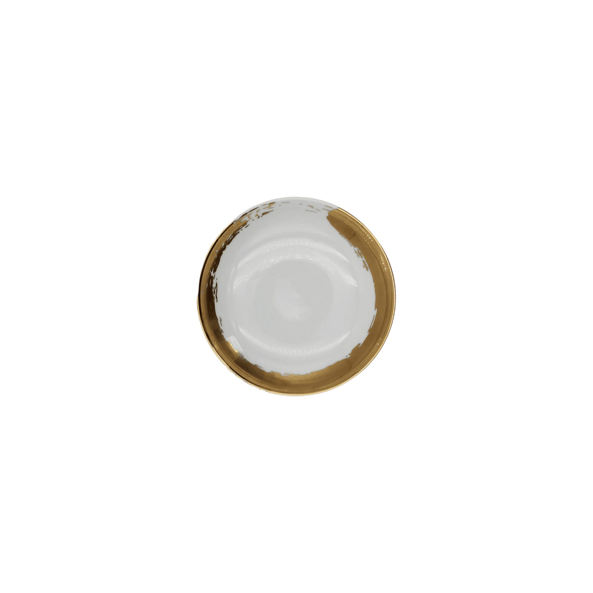 Mini Plato Zen Blanco con Dorado