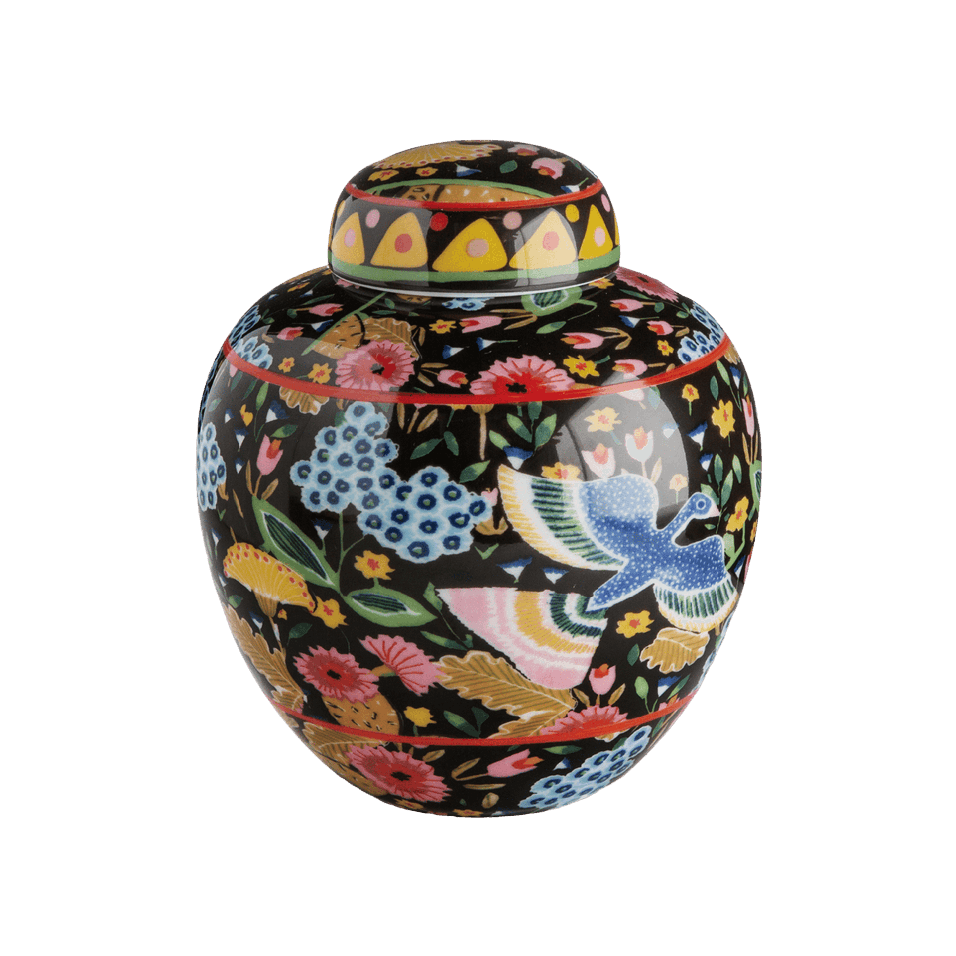 Florero Tipo Tea Jar Colombo Nero