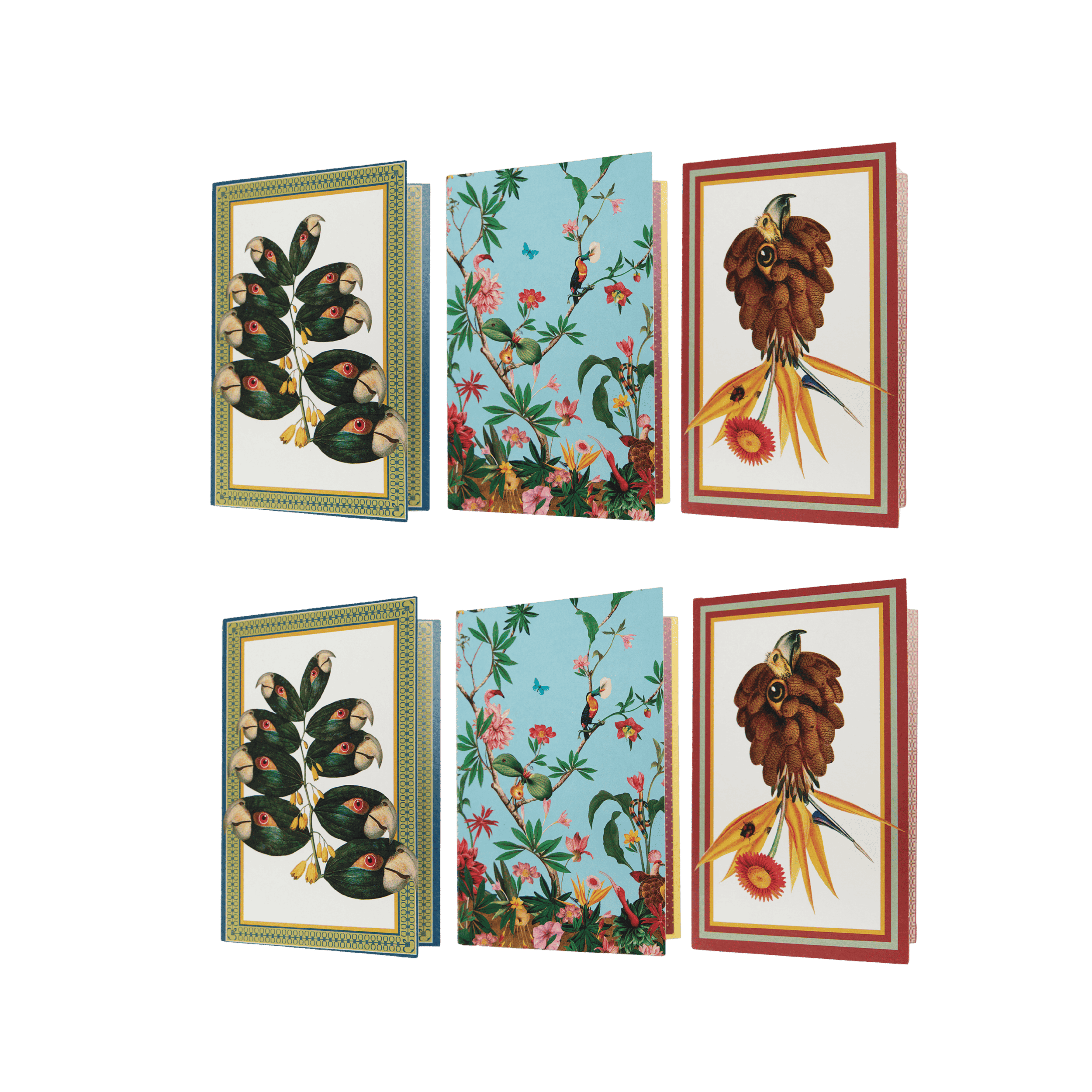 Set de 6 Greeting Cards Joy Fantastic Creatures Multicolor