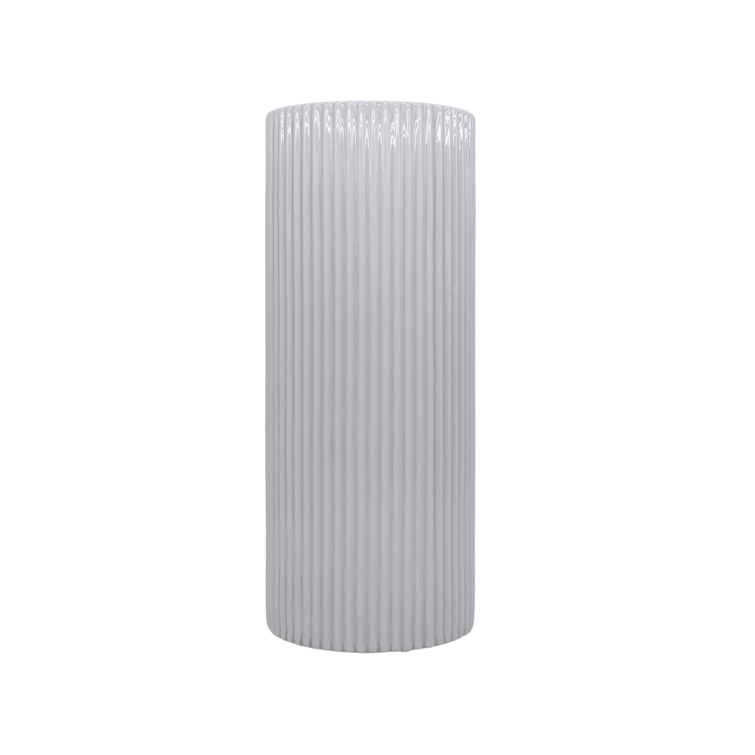 Jarron V Groove 3 Glossy Stone Grey