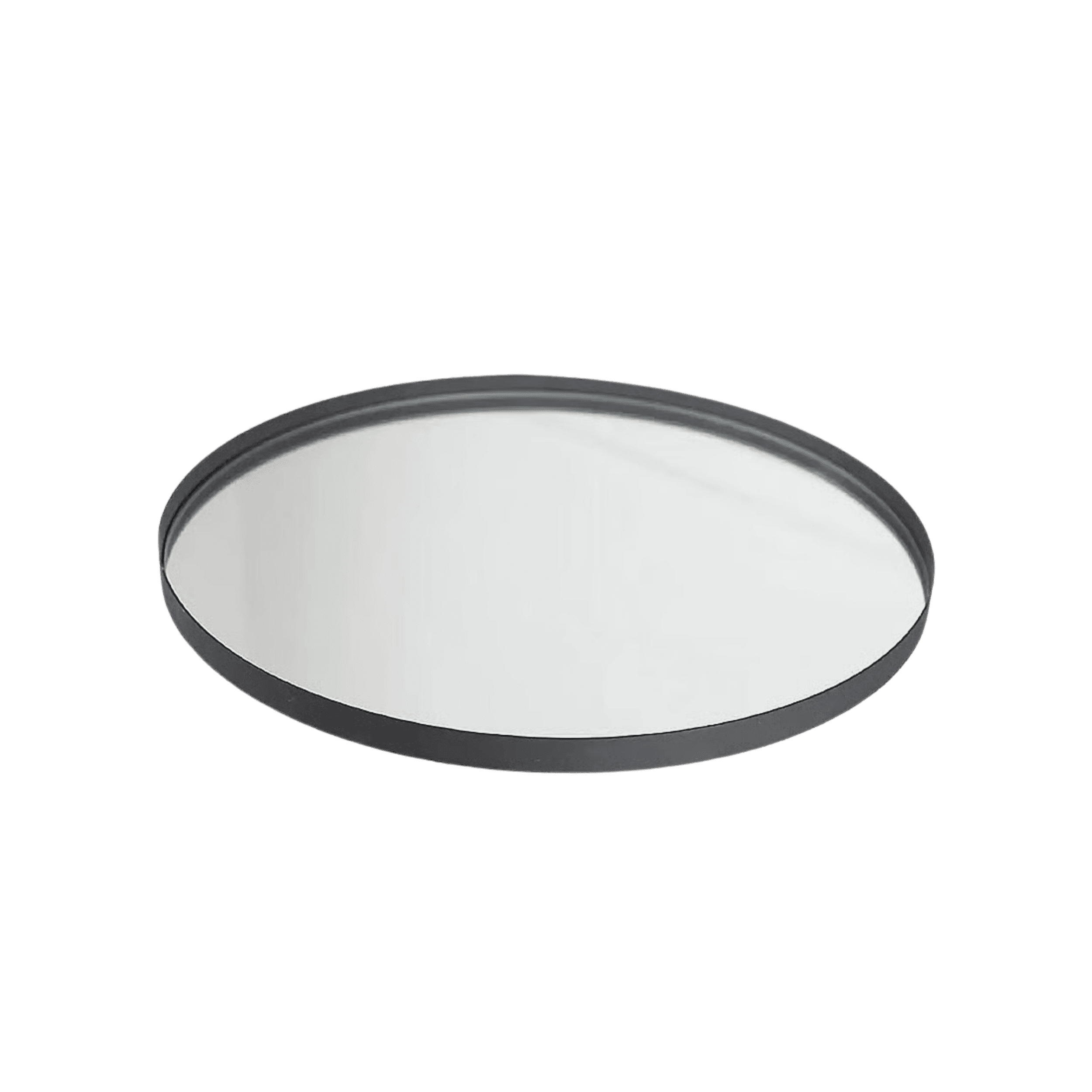 Charola Redonda Gris Mirror