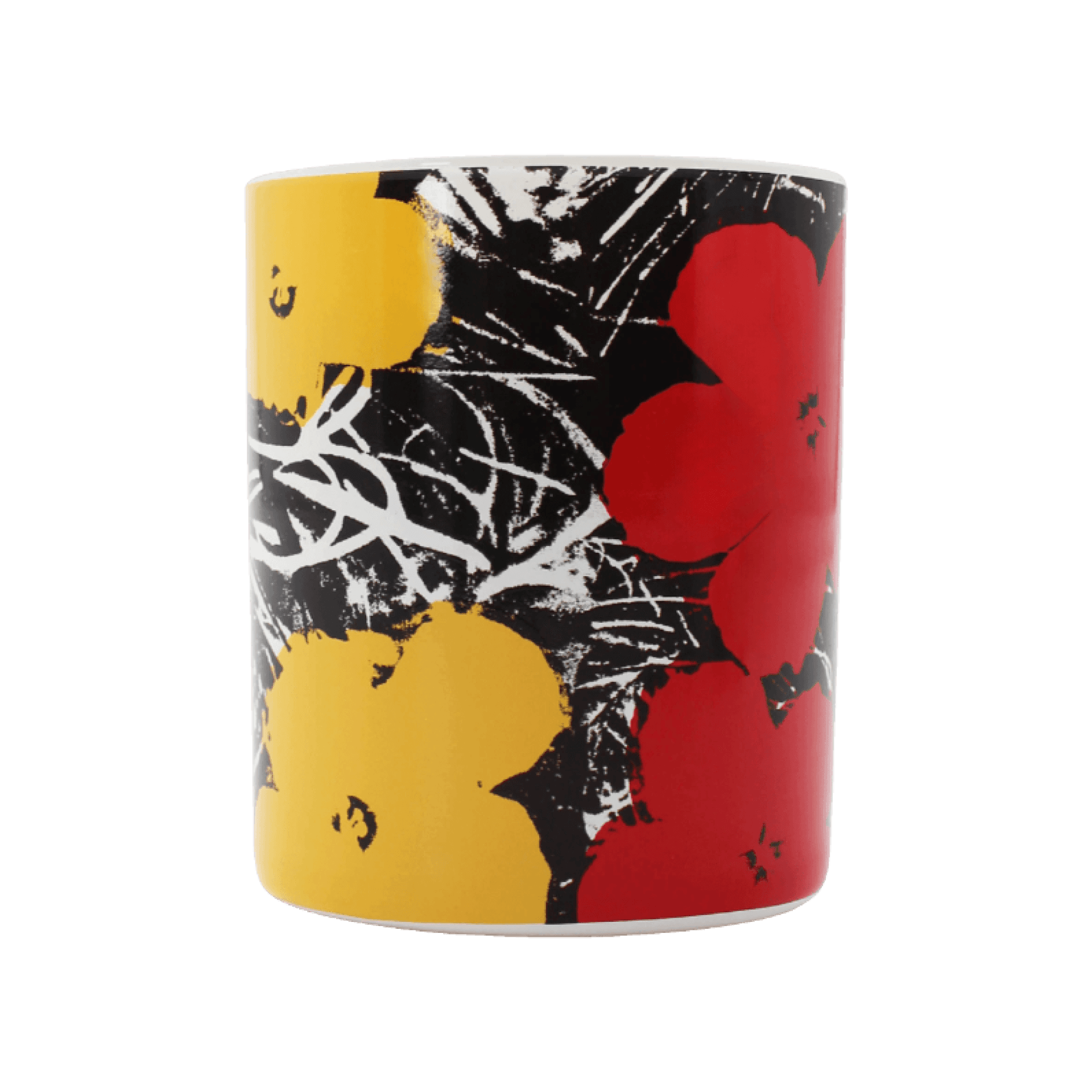 Vela Perfumada Flower Yellow Red Scent Lemon Peony Honey