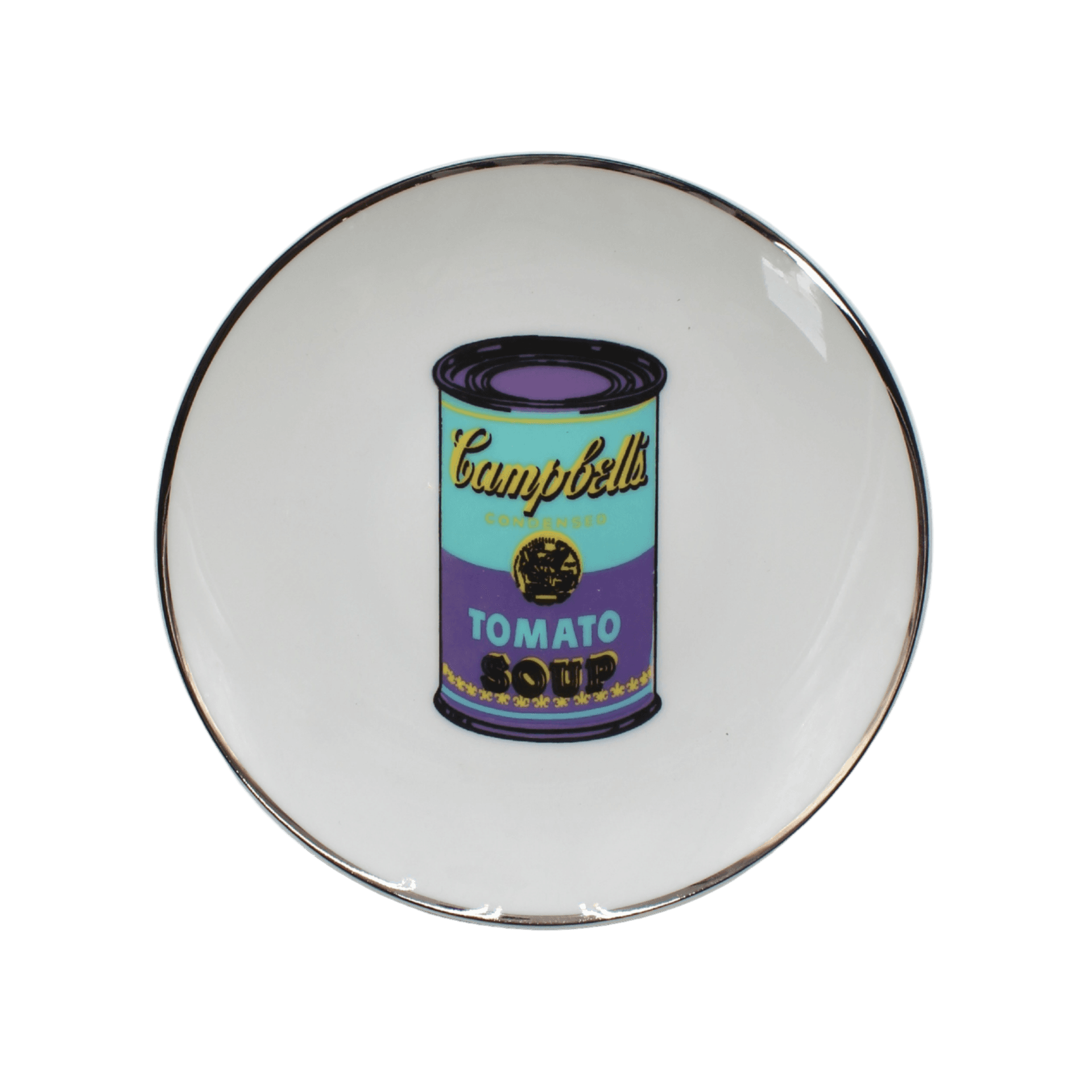 Plato para Pan Campbell Turquoise Purple Platinum