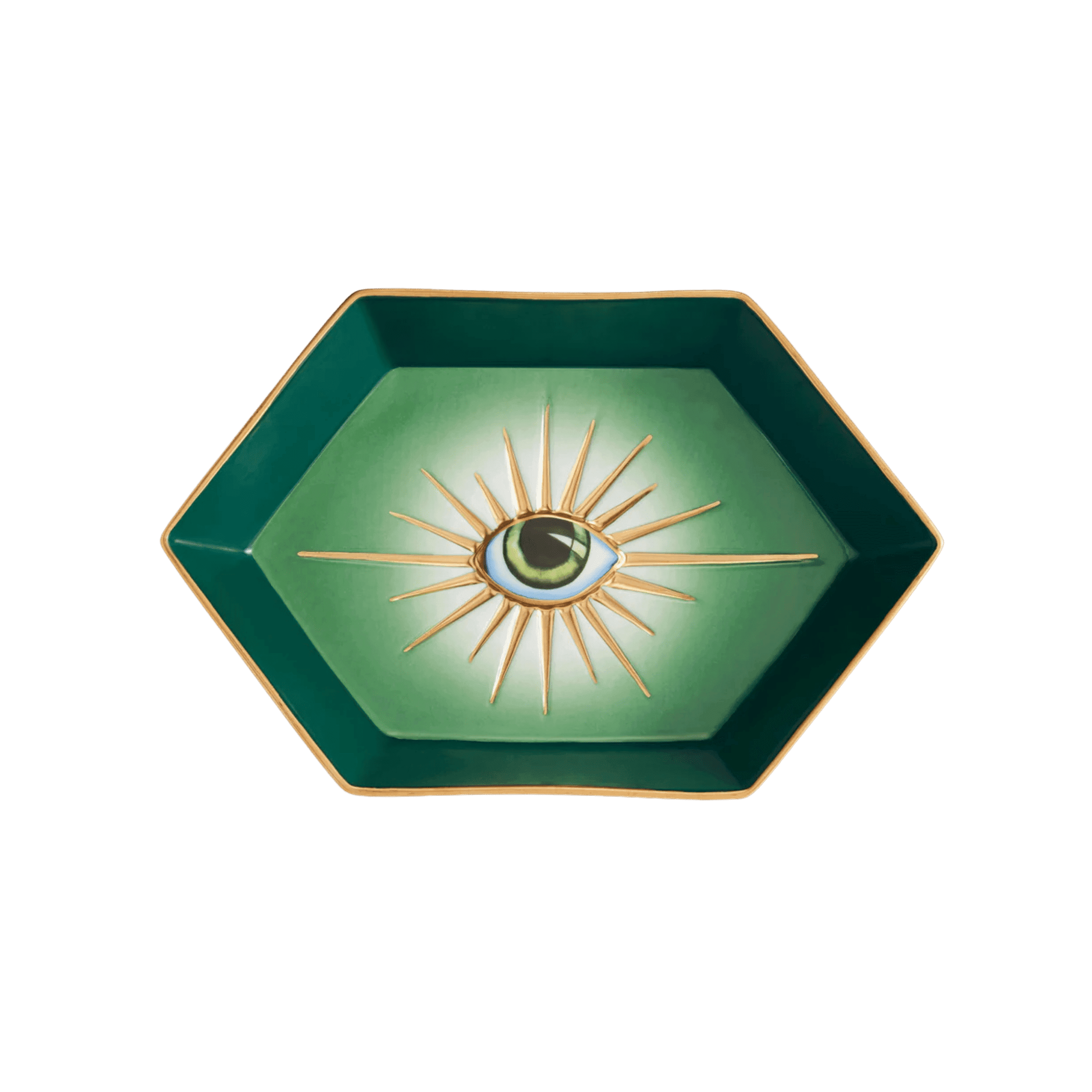 Charola Hexagonal Lito Eye Verde