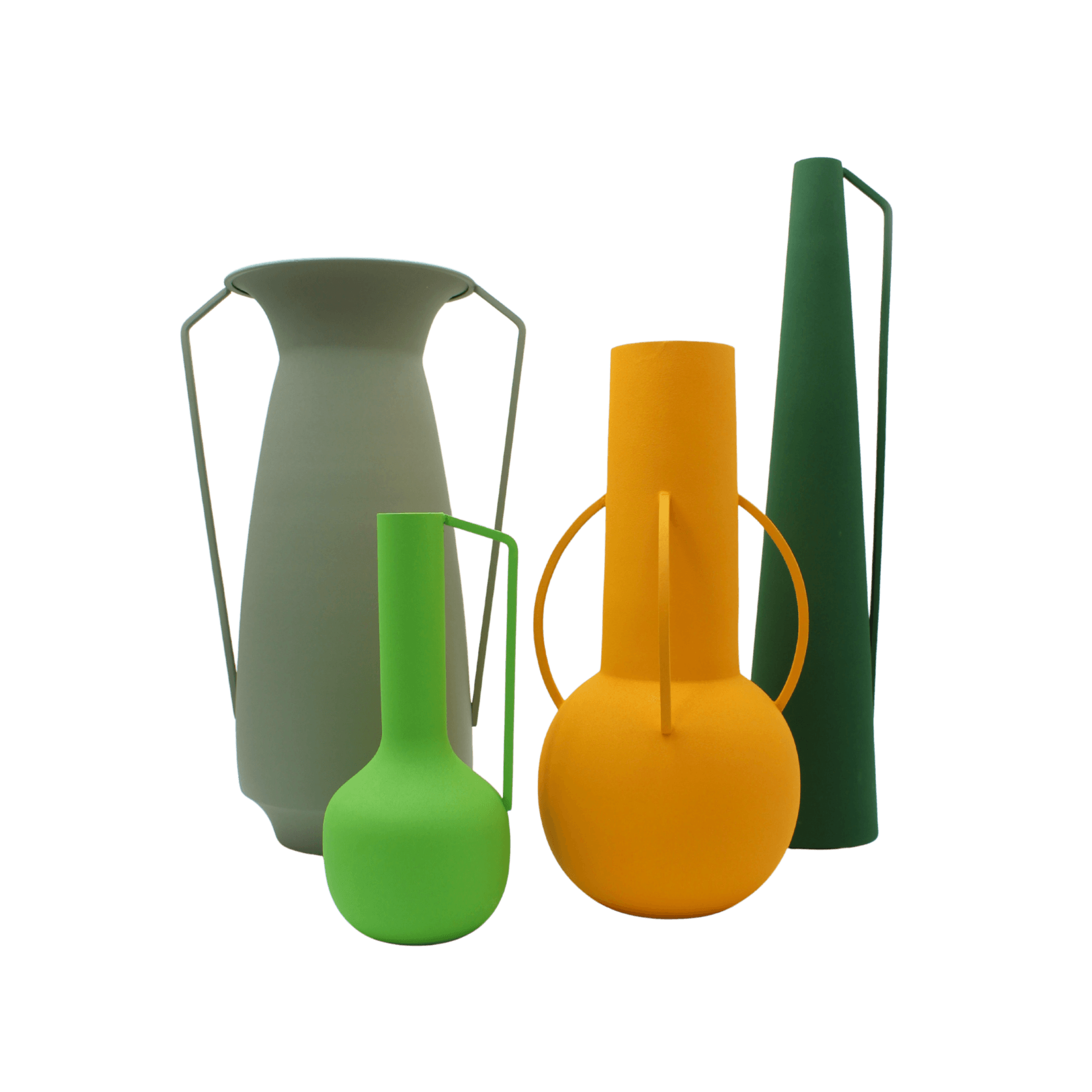 Set de 4 Jarrones Roman Green