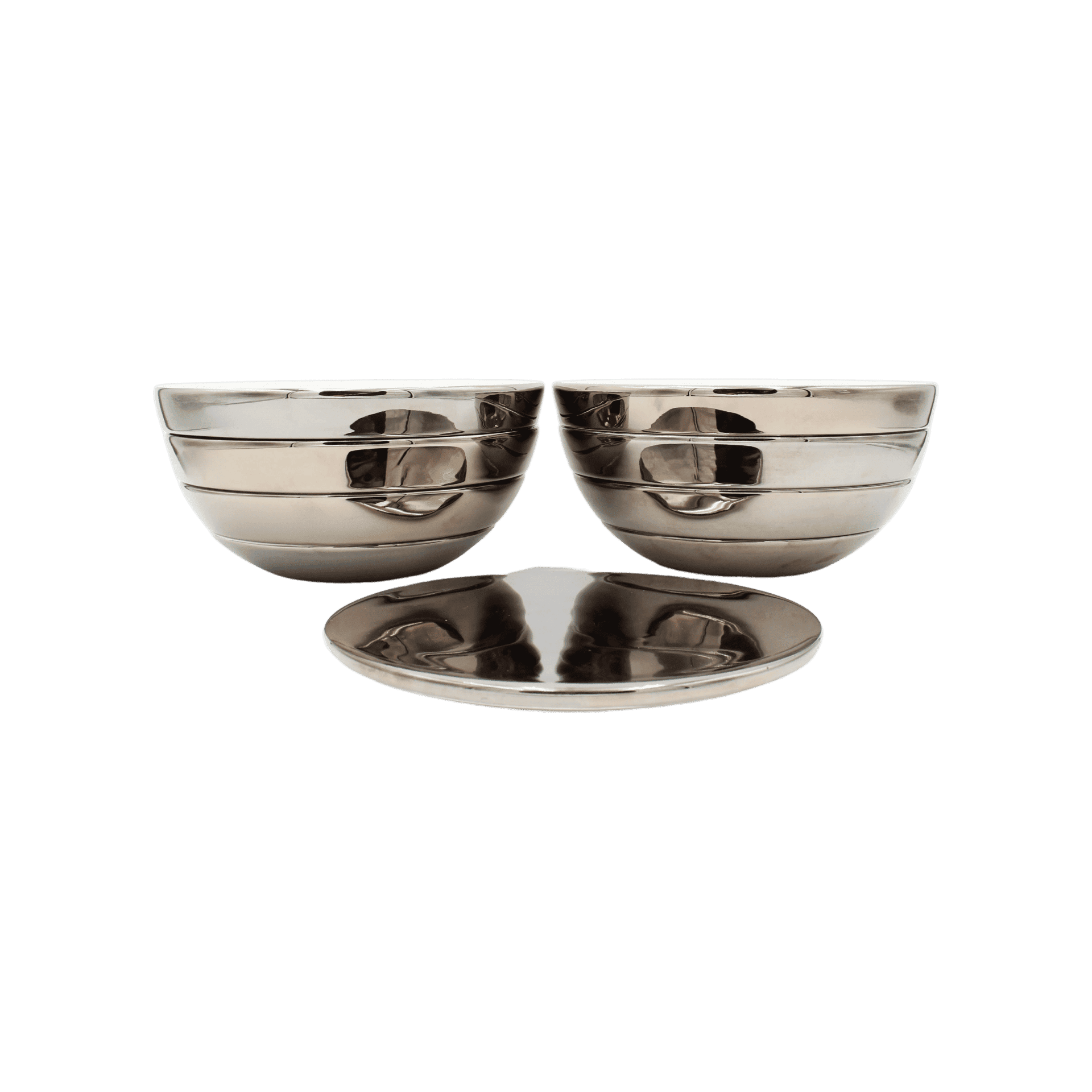 Set de Platos Giulietta And Romeo Glossy Platinum