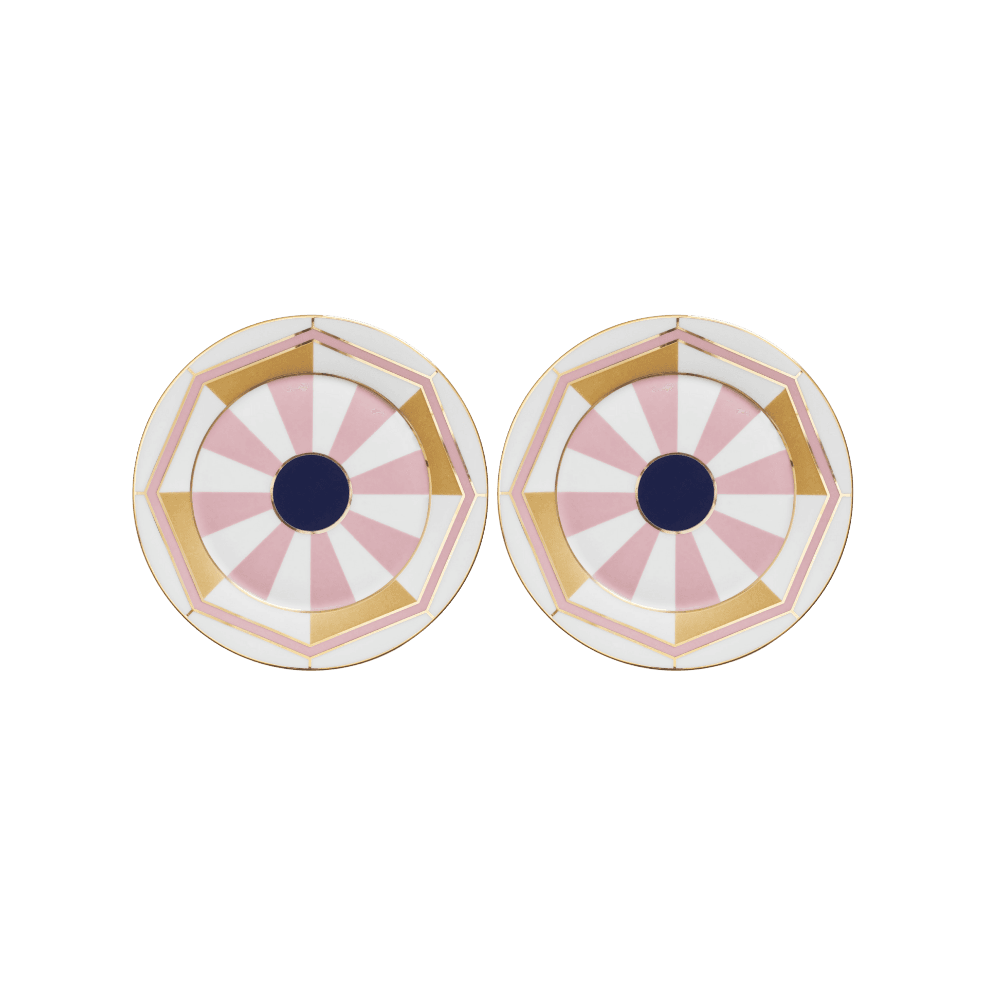 Set de 2 Platos para Pan Alvares de Porcelana