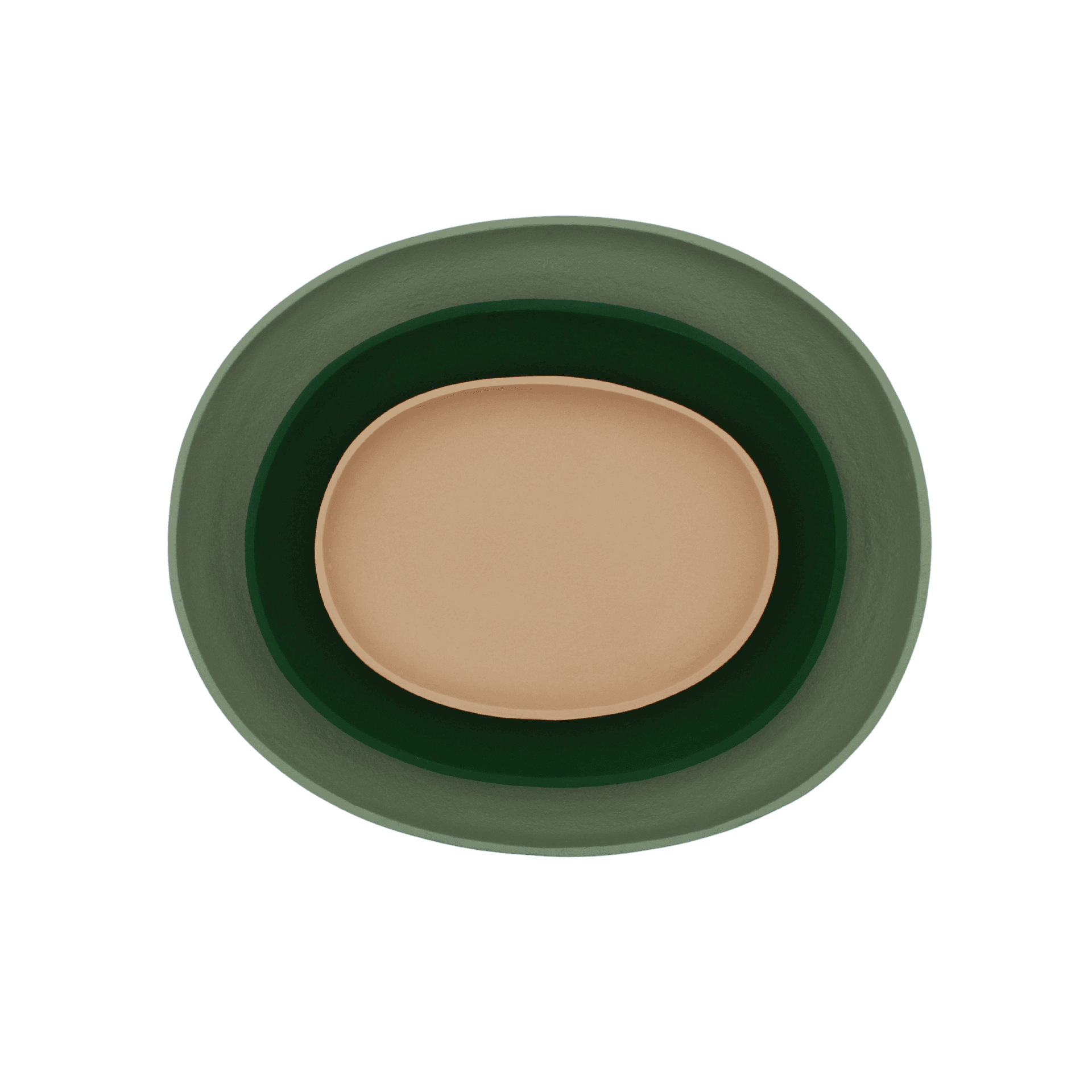 Set de 3 Charolas Greek Green