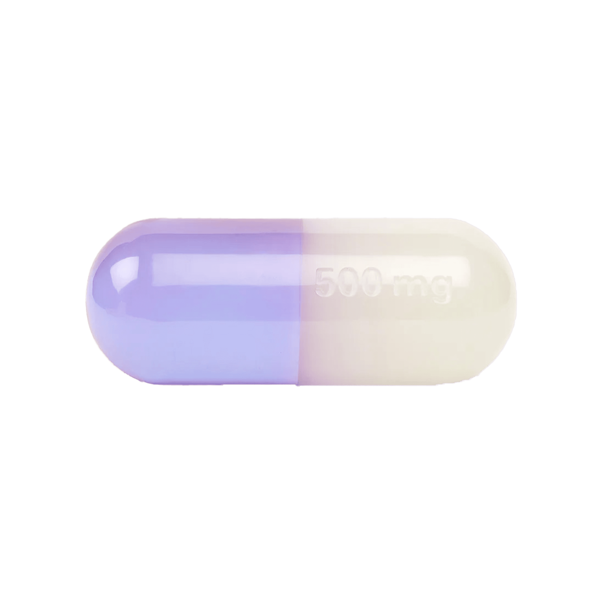 Pildora de Acrilico Grande Morada
