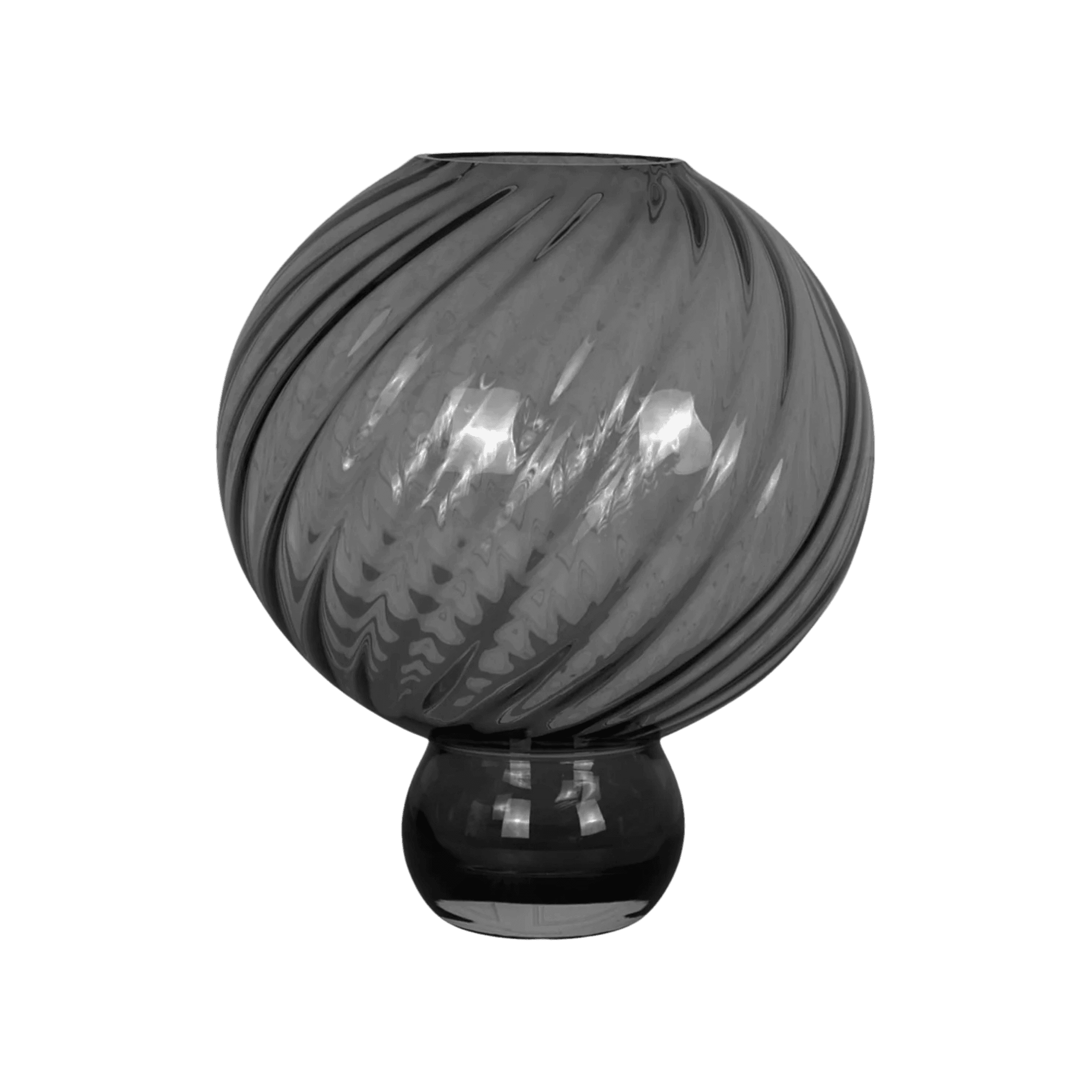 Jarron Swirl Meadow Grande Gris