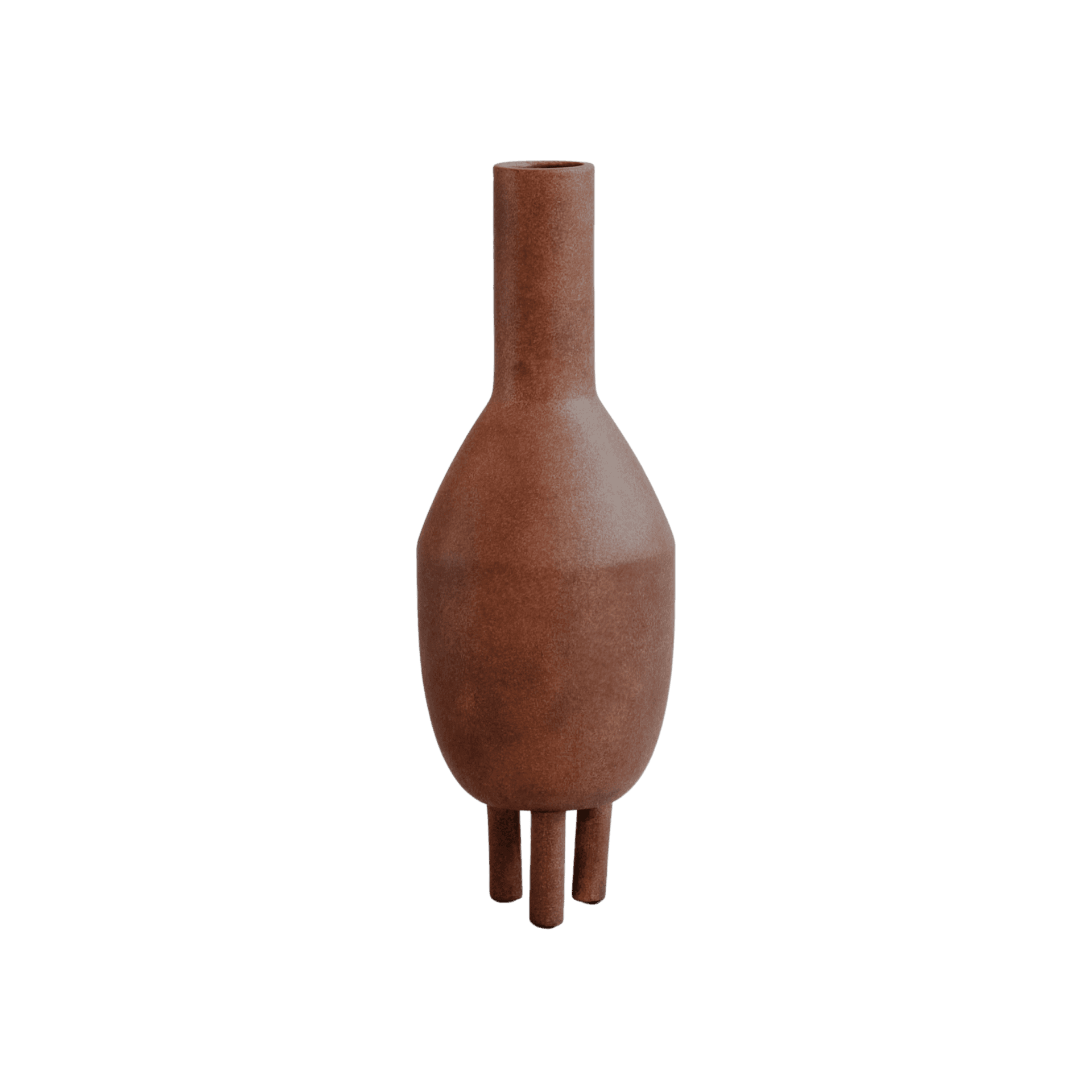Florero Duck Terracota Delgado Grande