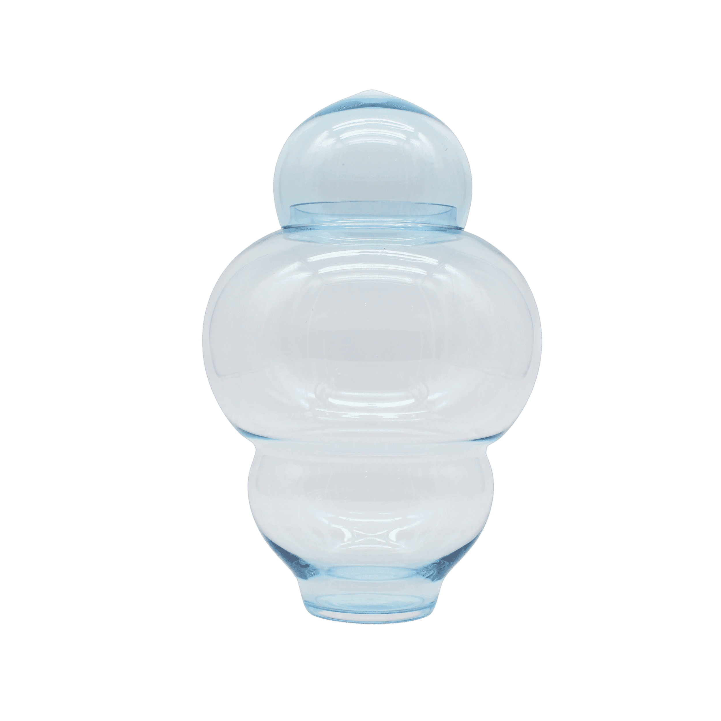 Florero Babushka Azul Glass L