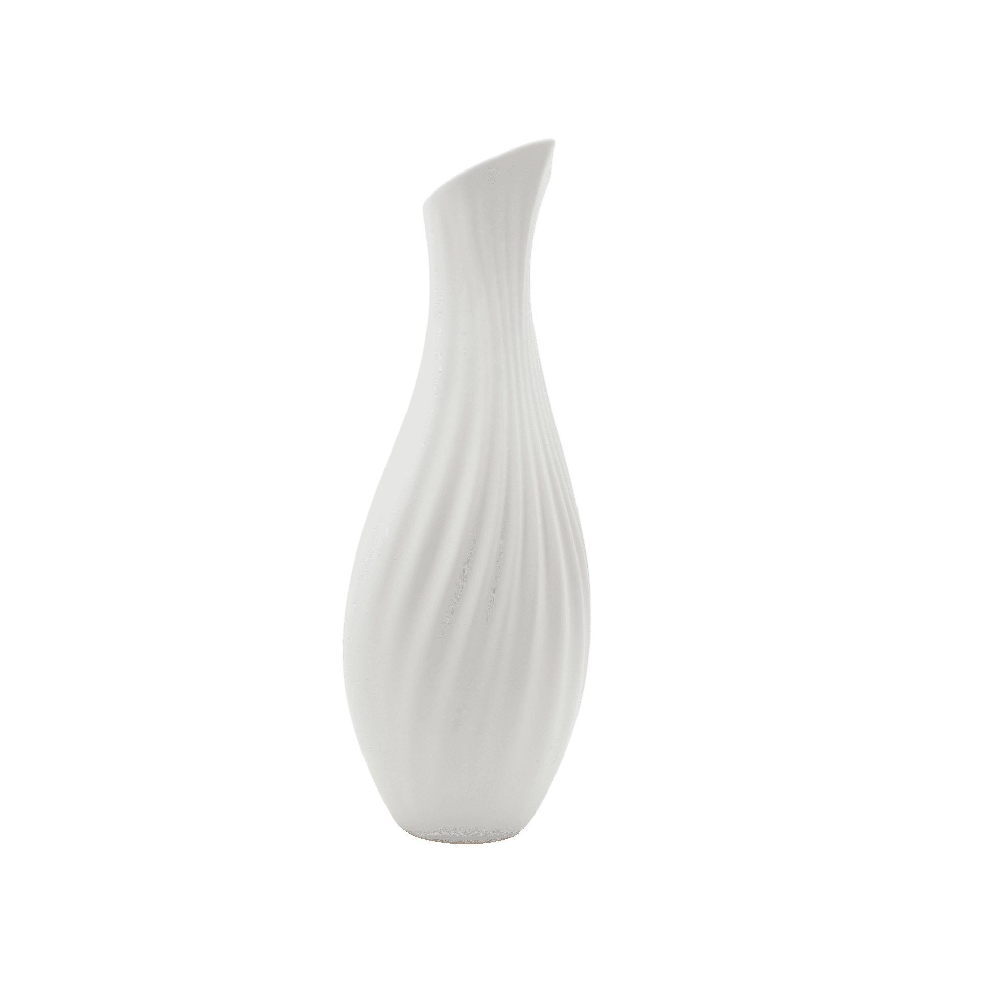 Jarron Lily Grande Porcelana Blanco