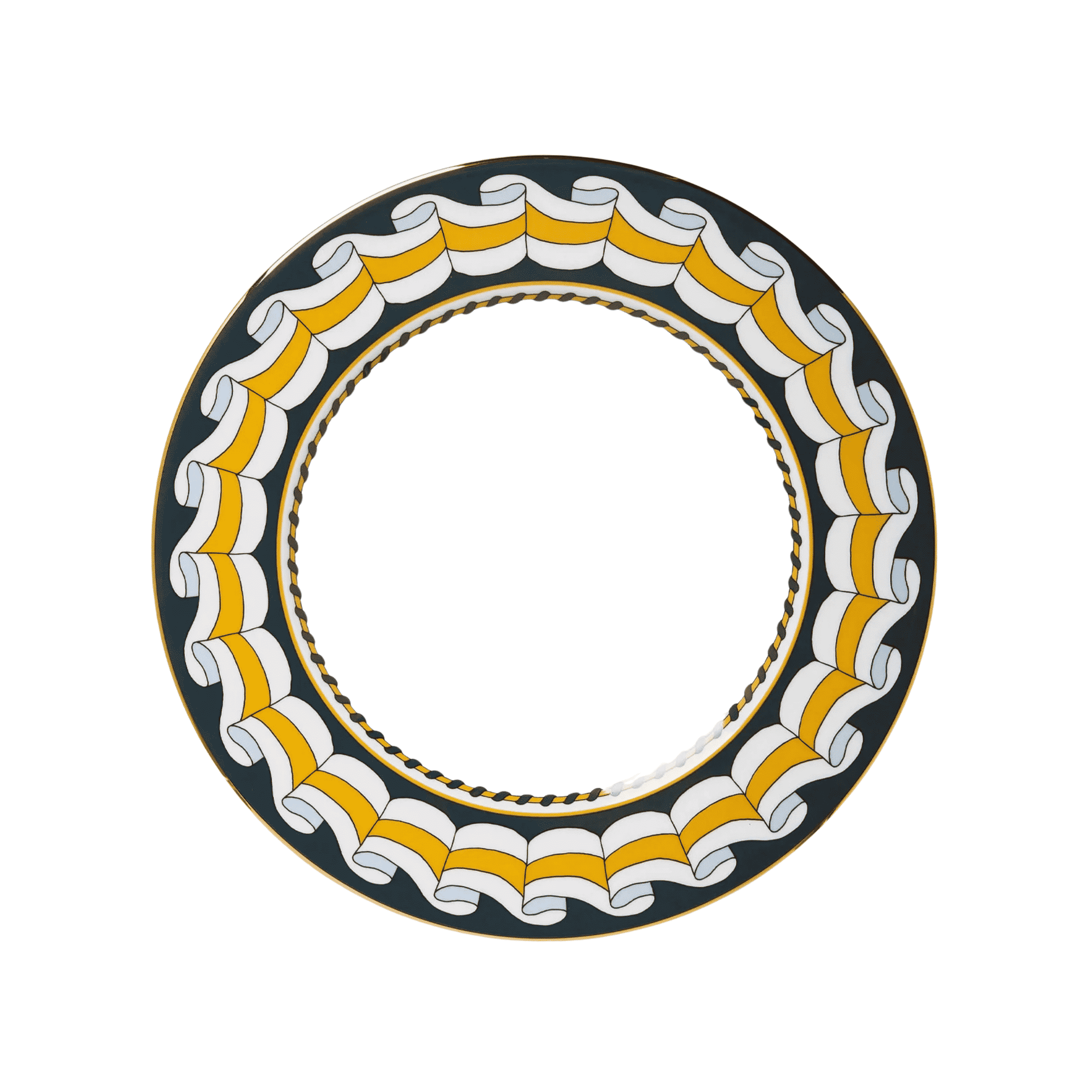 Plato Base de Porcelana Poseidon Blu
