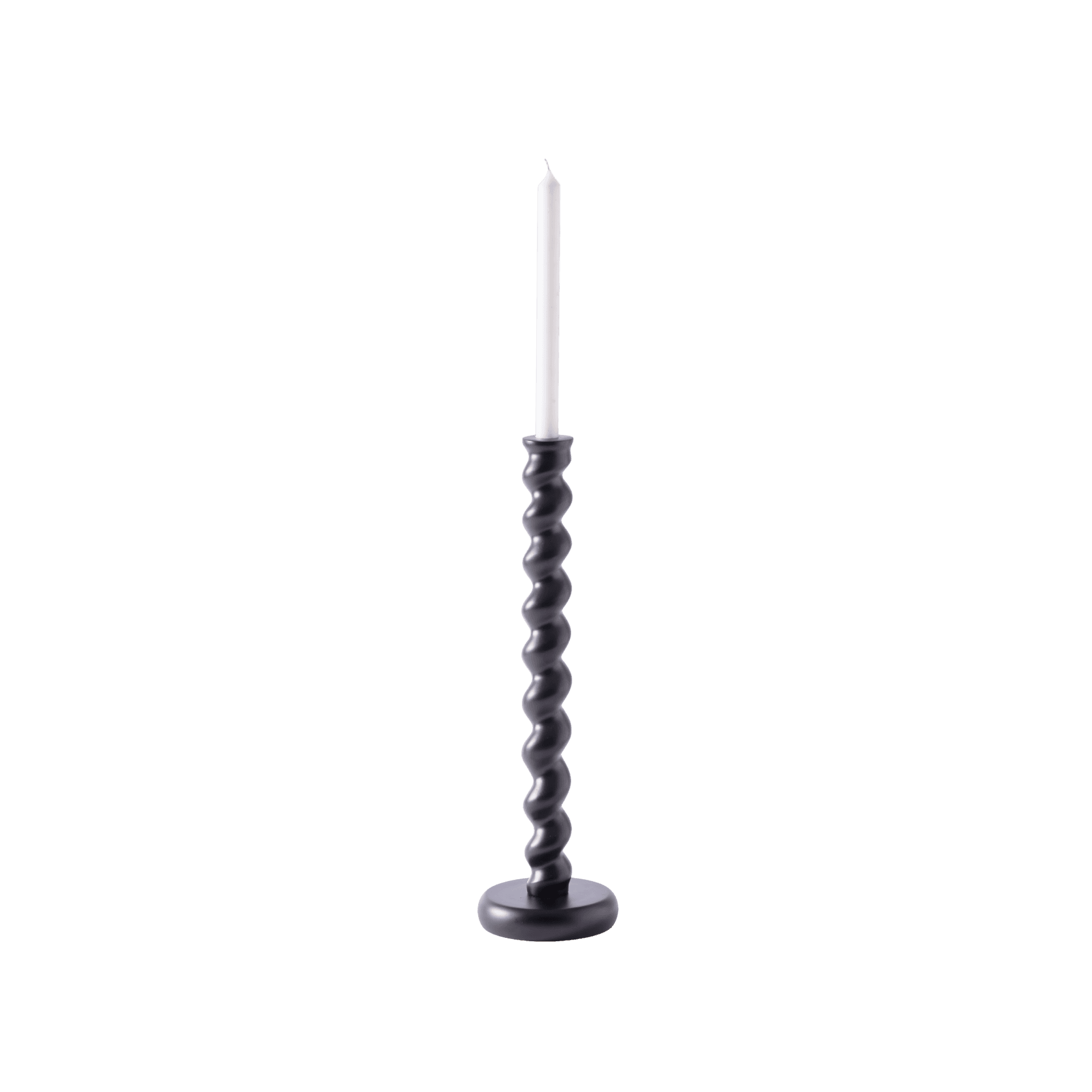 Candelabro Twister Extra Grande Negro