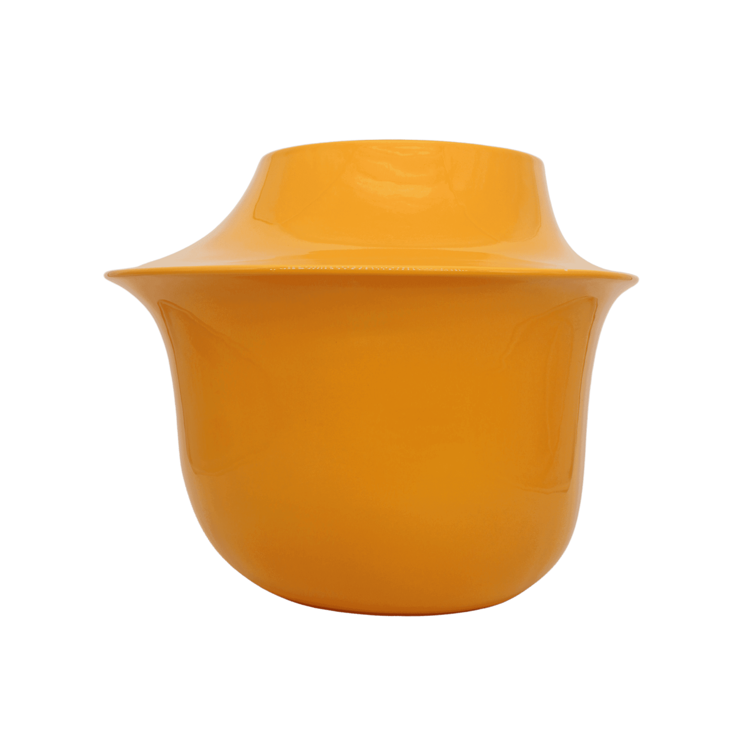 Jarron Isole Flower Pot 1 Glossy Dark Yellow