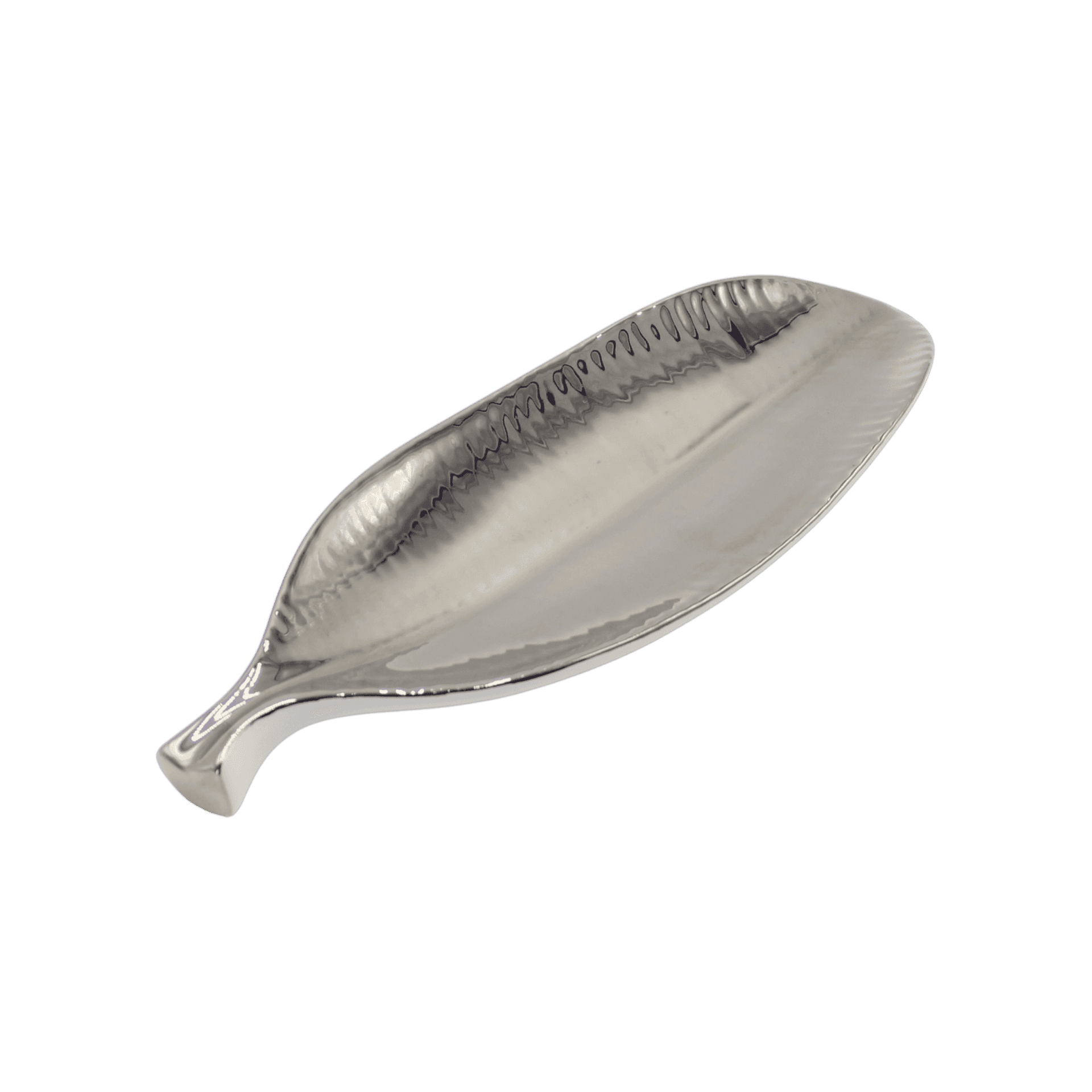 Accesorio Banano Leaf 4 Glossy Platinum