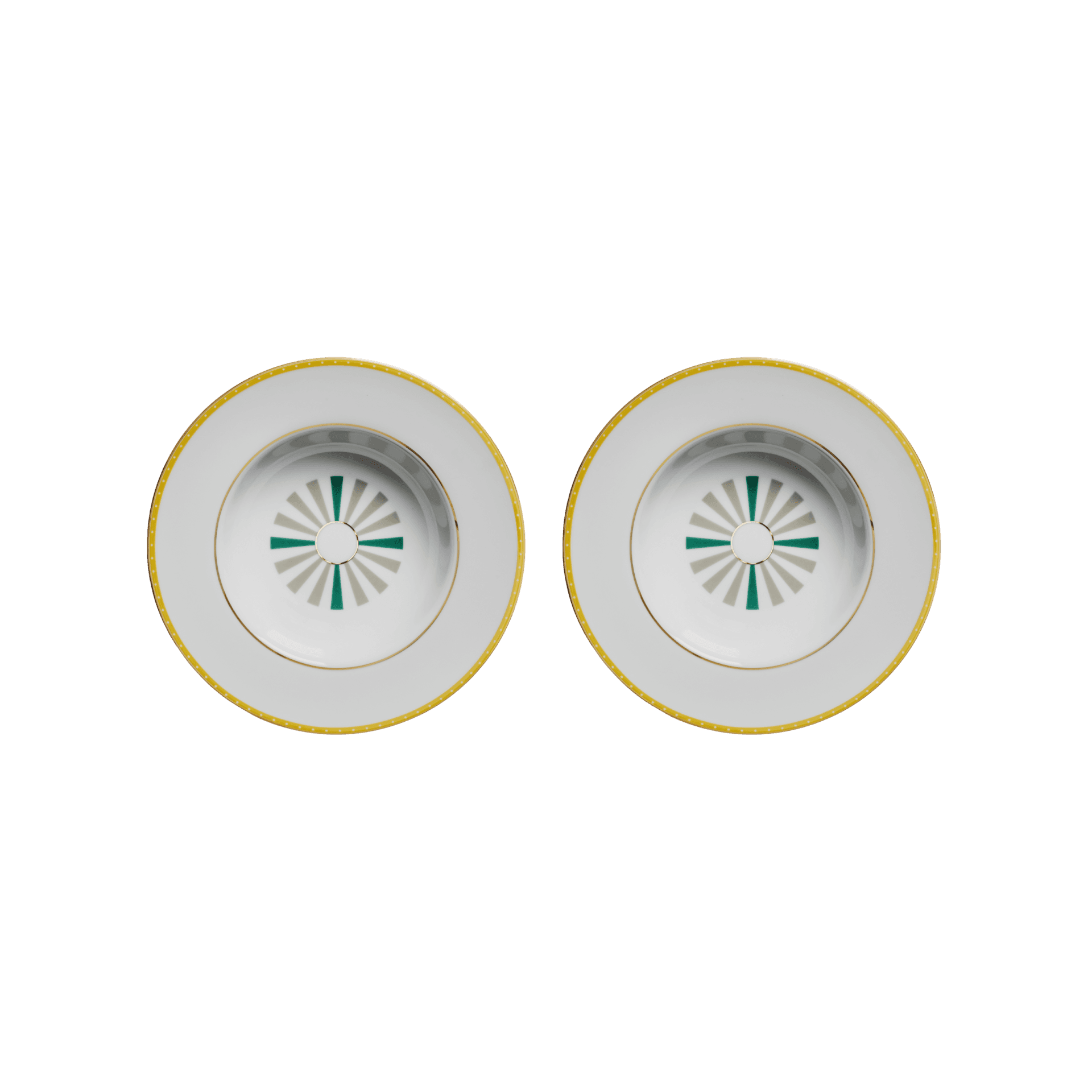 Set de 2 Bowls para Pasta Guia de Porcelana