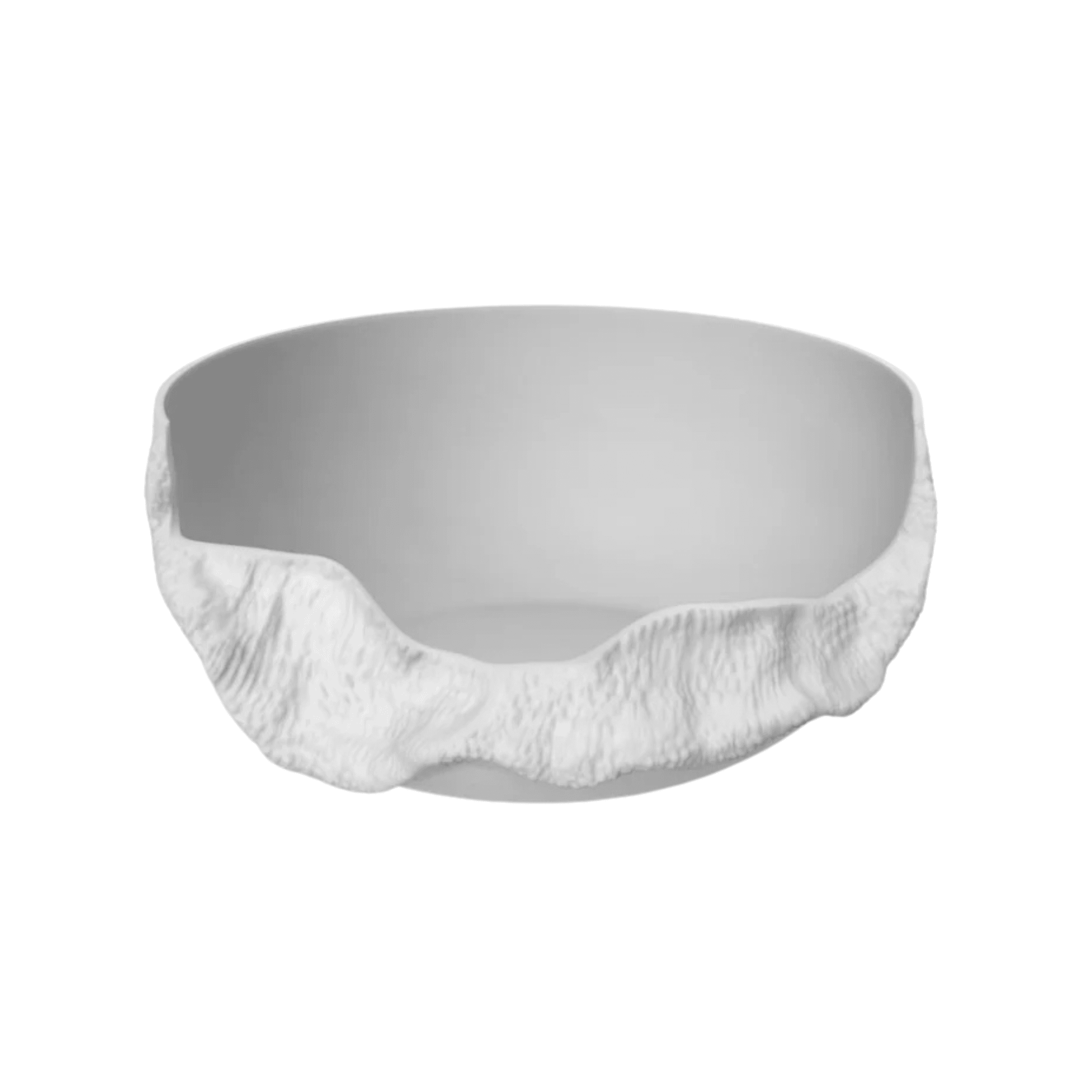 Centro de Mesa Erosao Porcelana Blanco