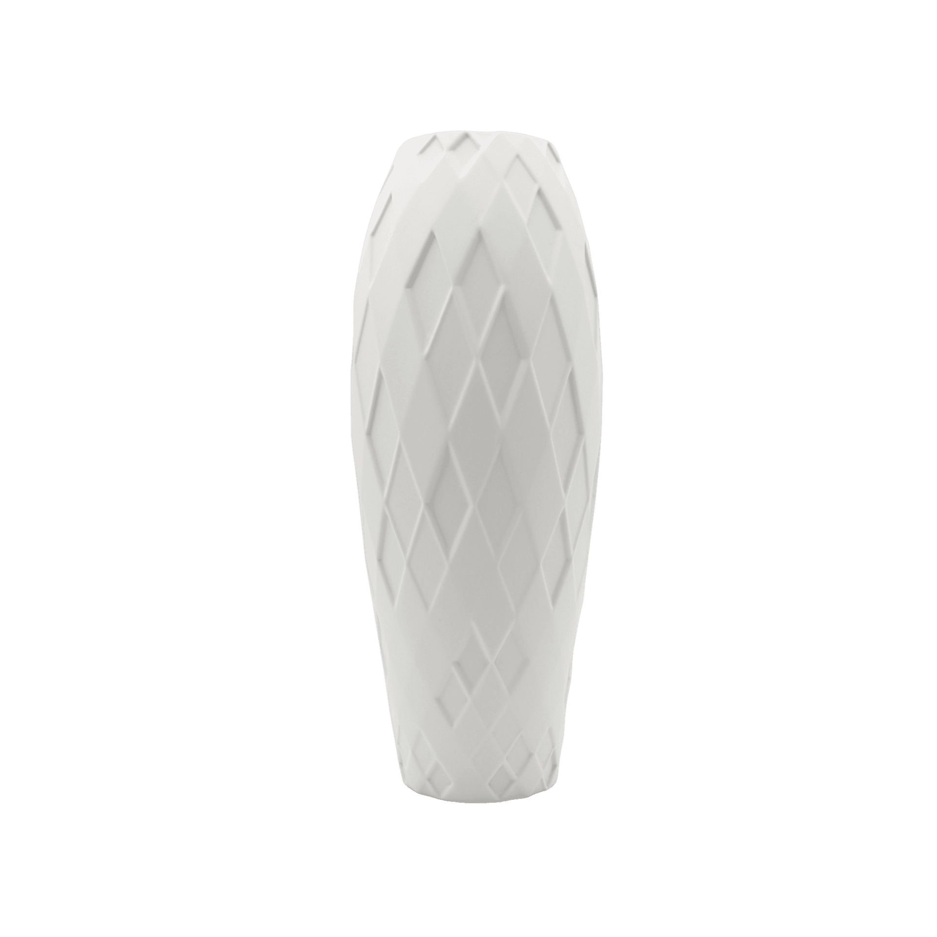 Jarron Arlequim Grande Porcelana Blanco