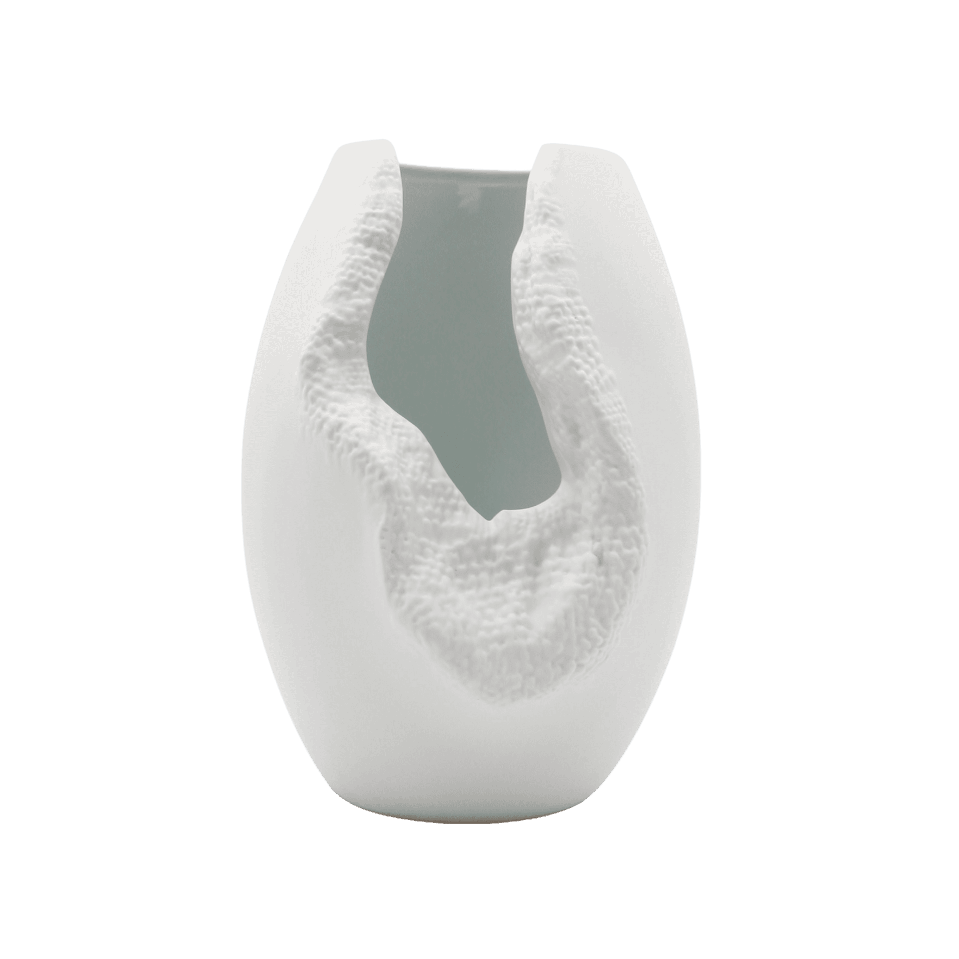 Jarron Erosao Grande Porcelana Blanco