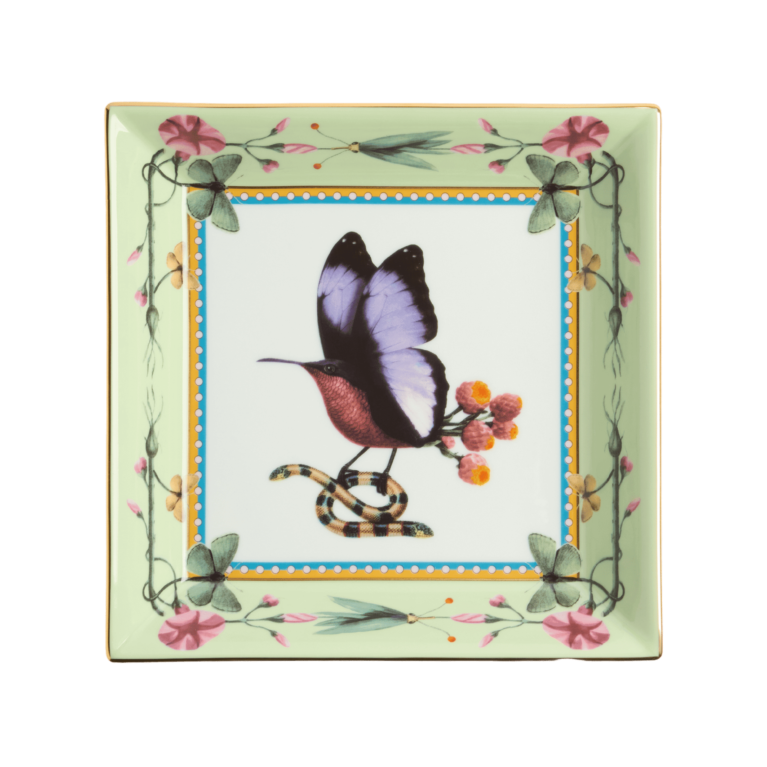 Charola de Porcelana Butterbird Salvia