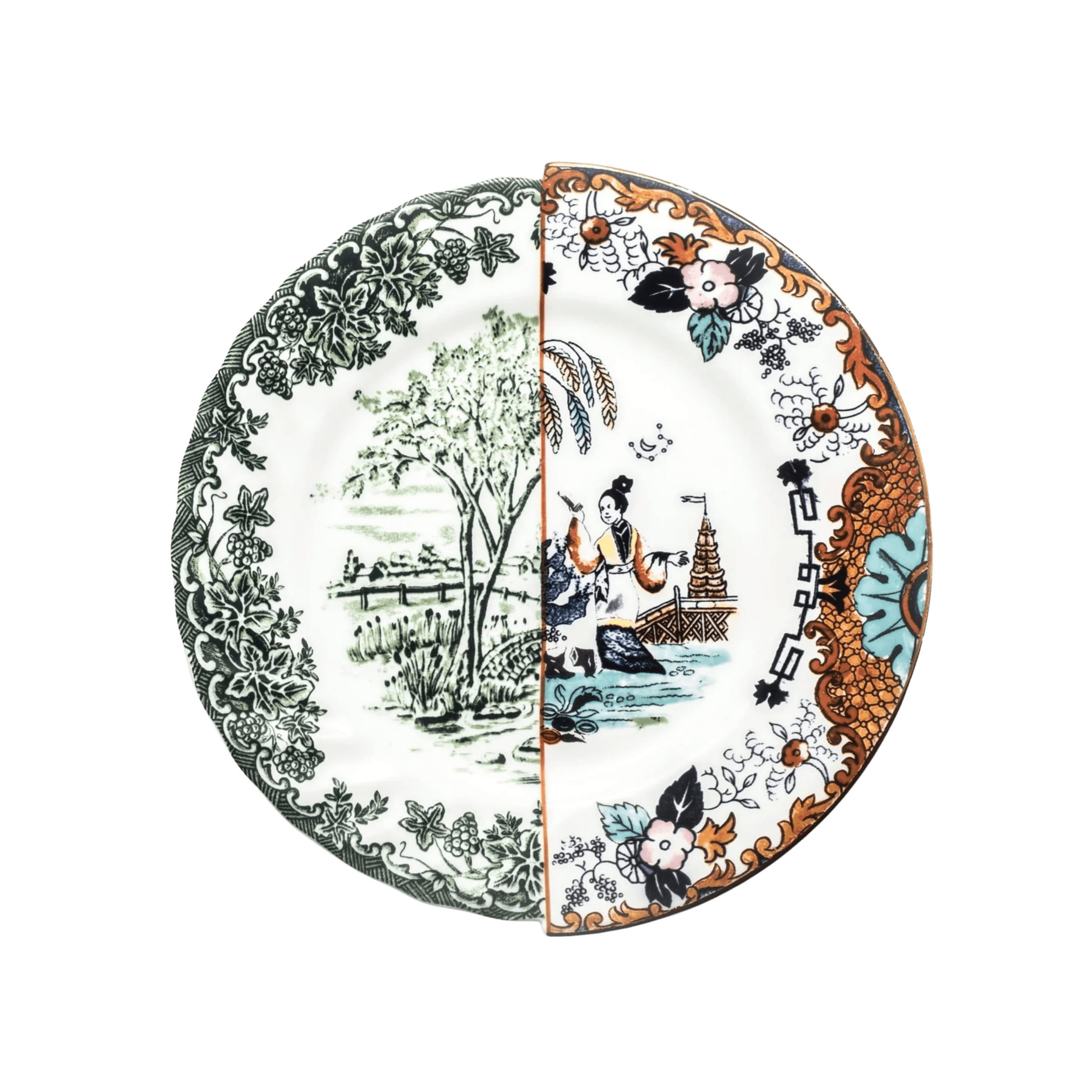 Plato Trinche de Porcelana Hybrid Ipazia