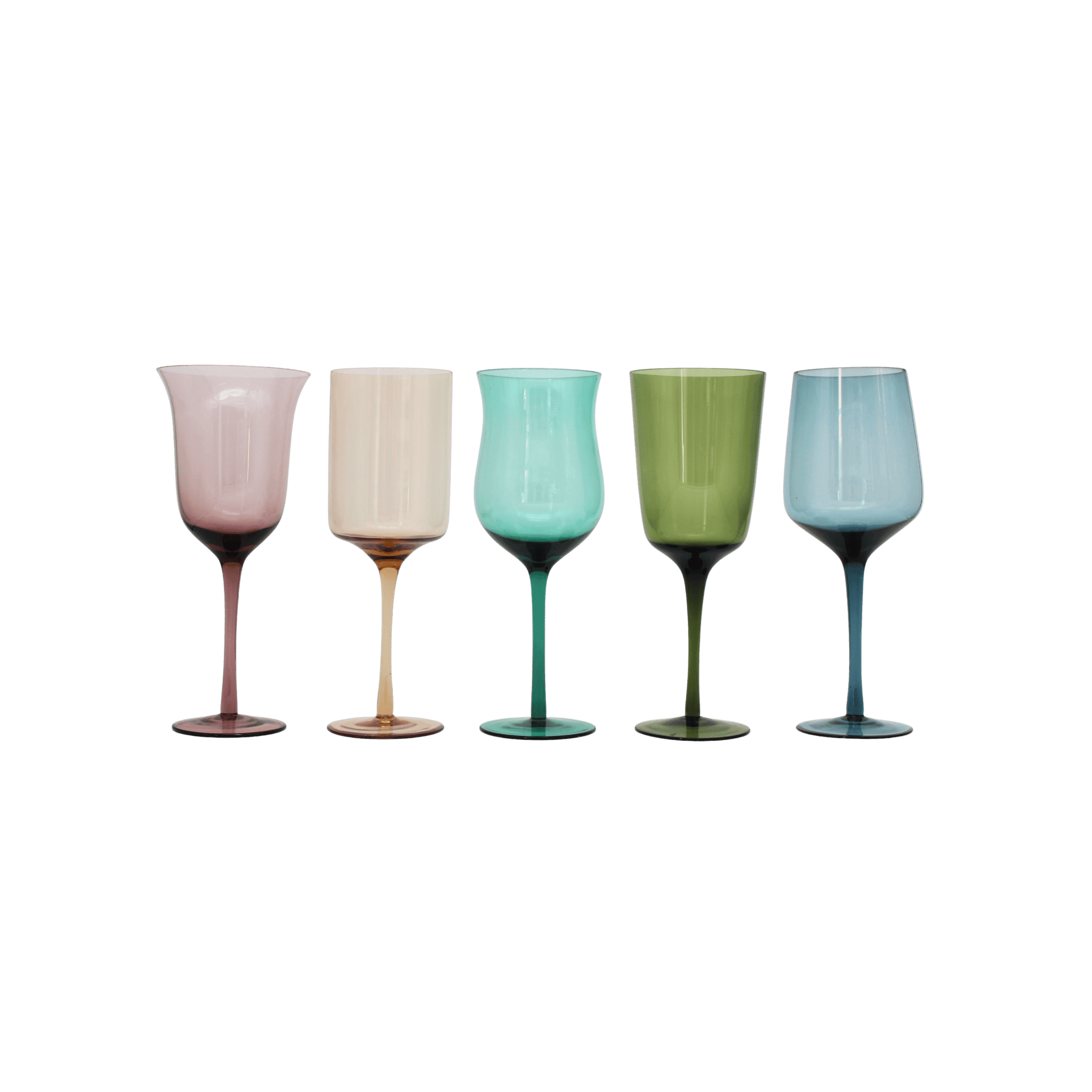 Set de 5 Copas Goblet Colori Assortiti Diverso