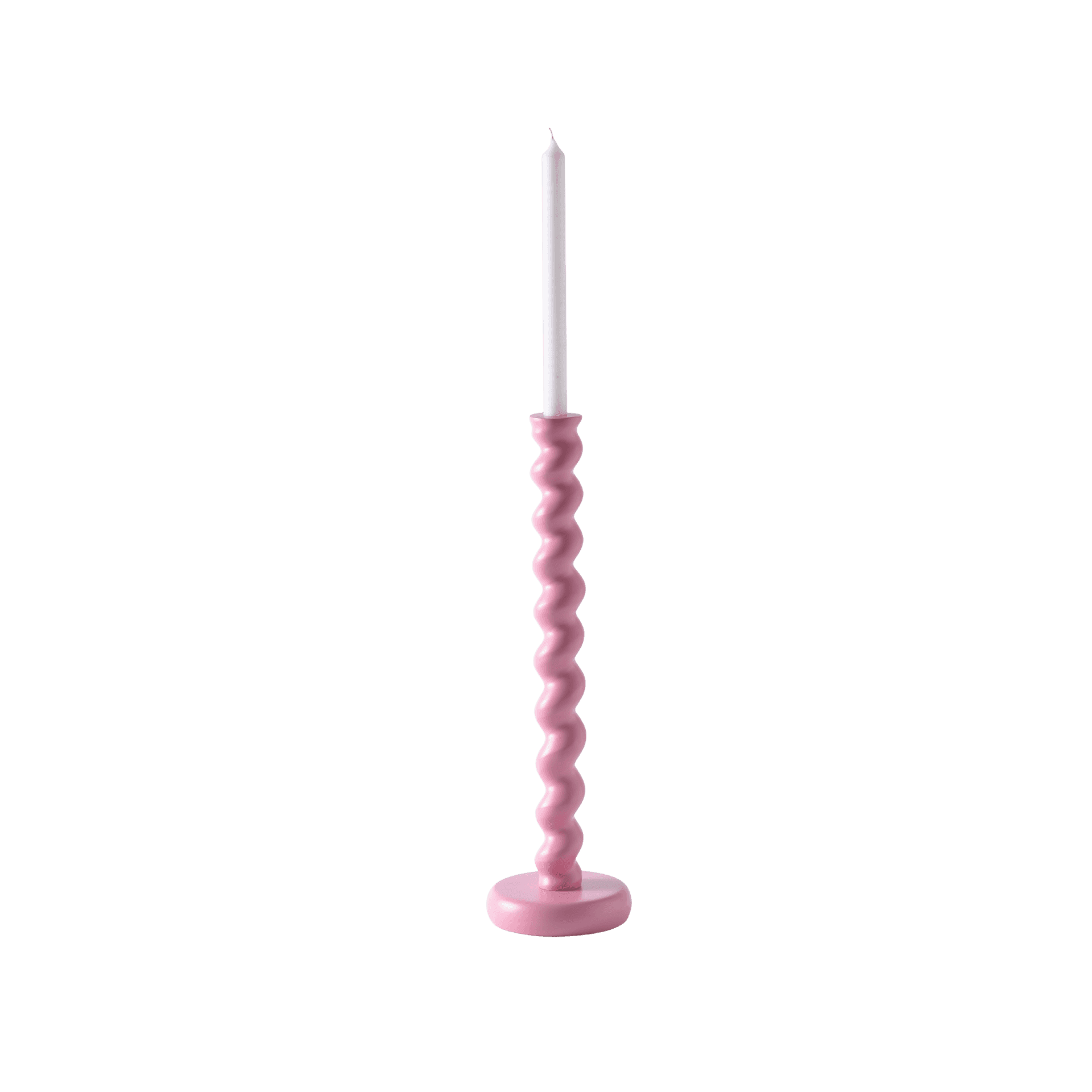 Candelabro Twister Extra Grande Rosa