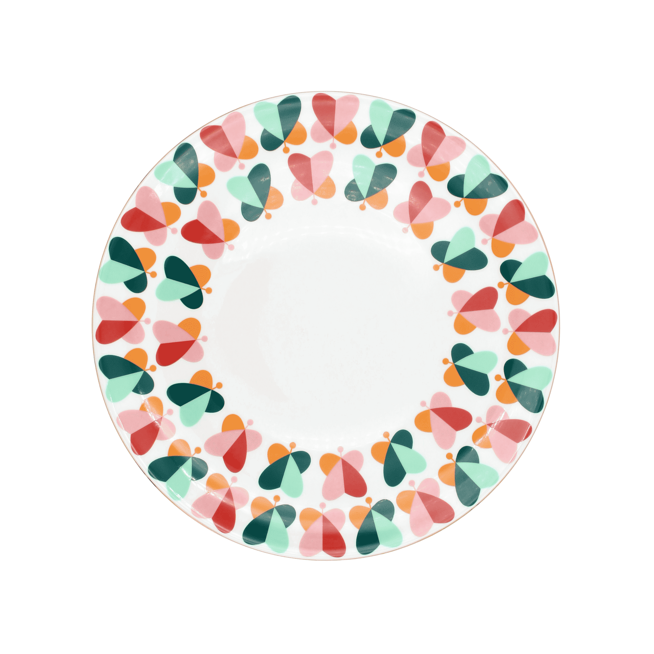 Plato Base de Porcelana Farfalle Ring